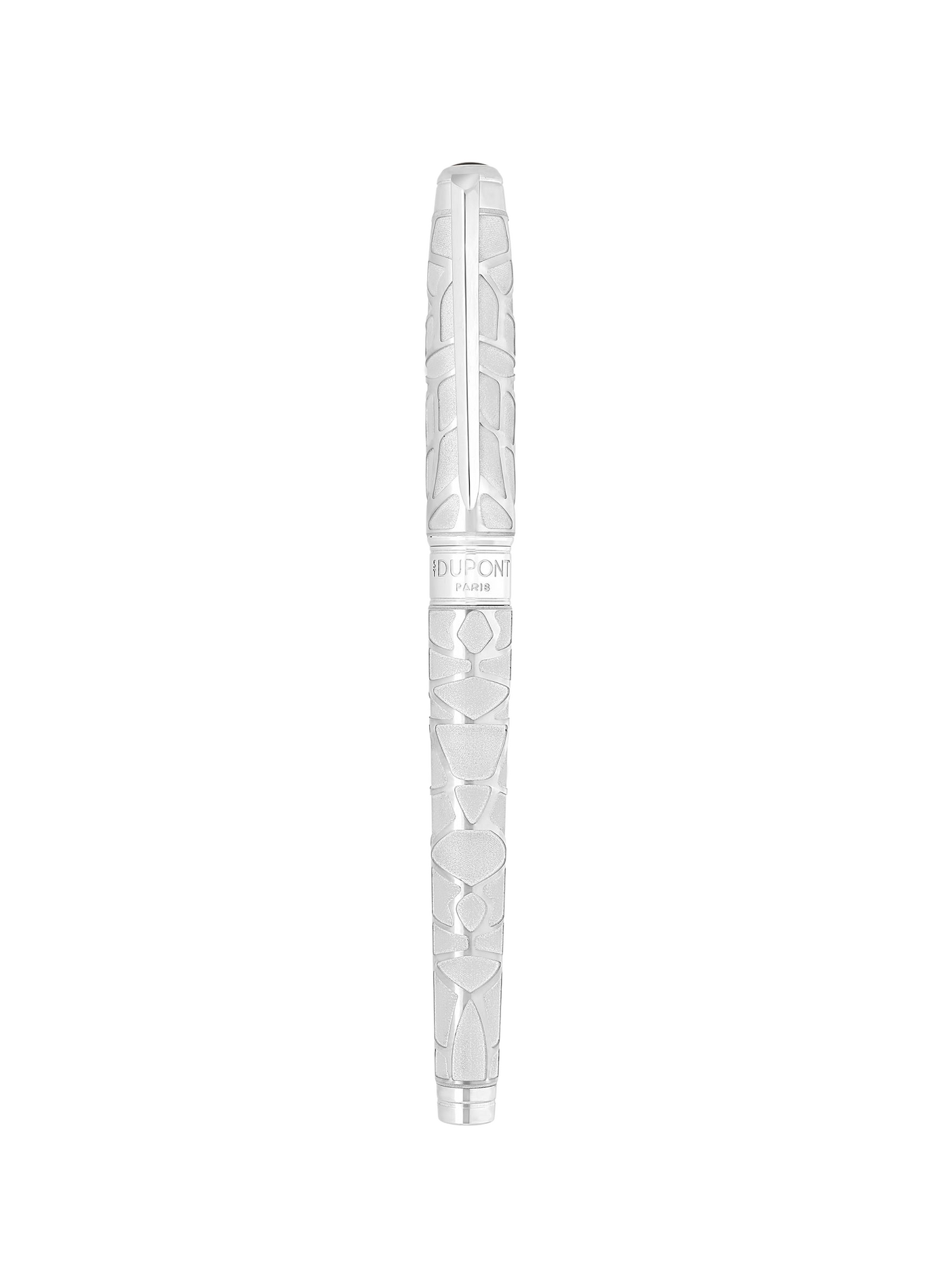 Large Orlinski Line D Eternity Fountain Pen S.T. DUPONT Silver