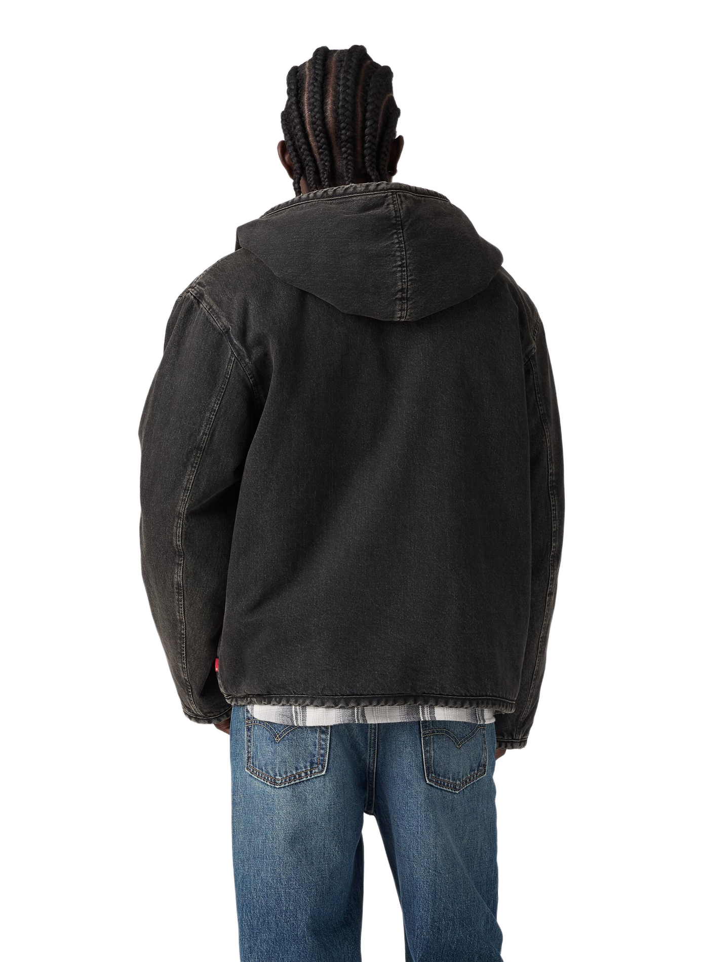 Kapuzenjacke aus Baumwolle LEVI'S Schwarz