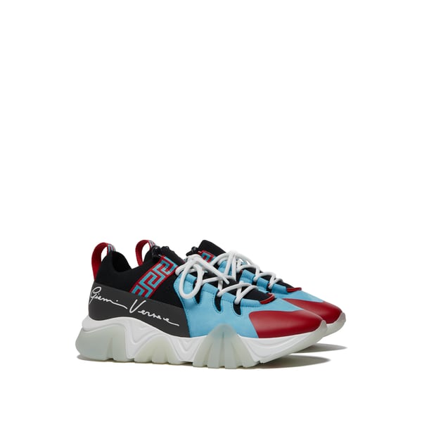 Baskets Squalo Knit en cuir