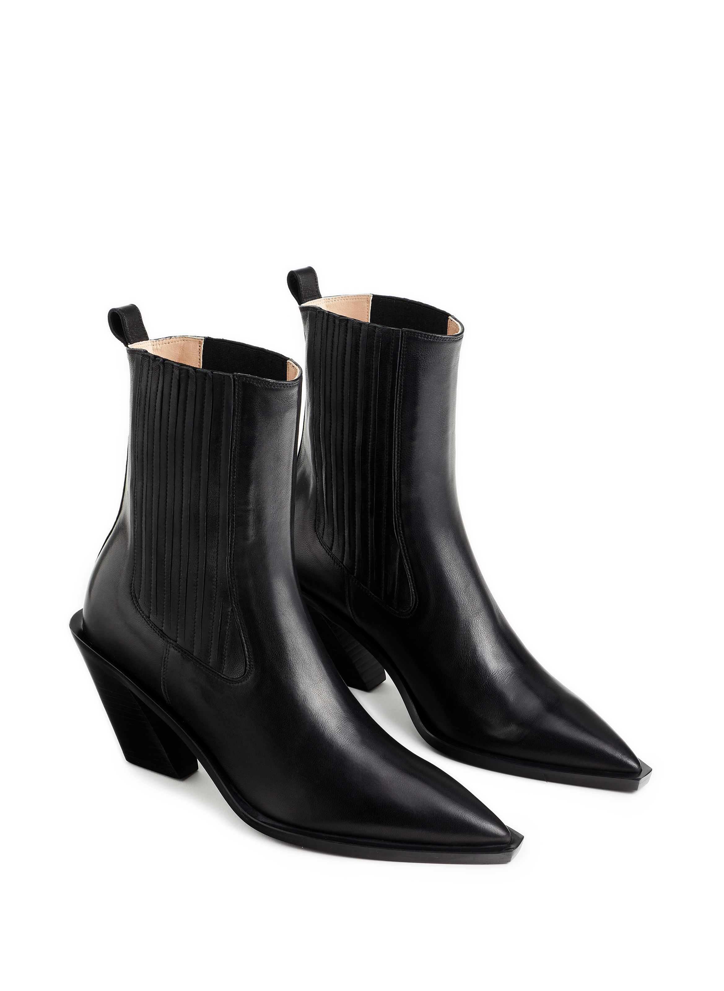 Heeled ankle boots ELLEME Black