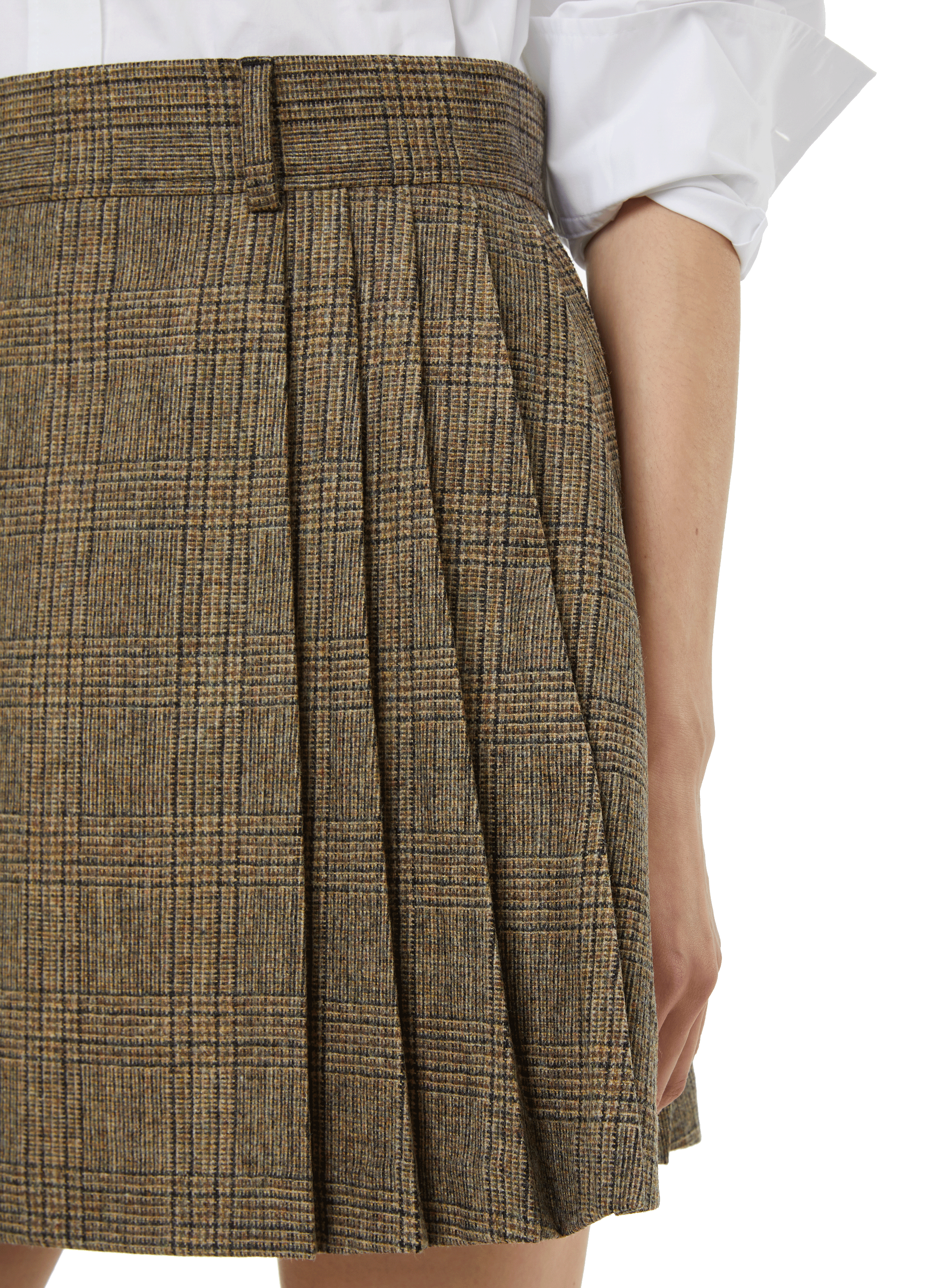 Jupe à motif en laine SAISON 1865 Multicolore