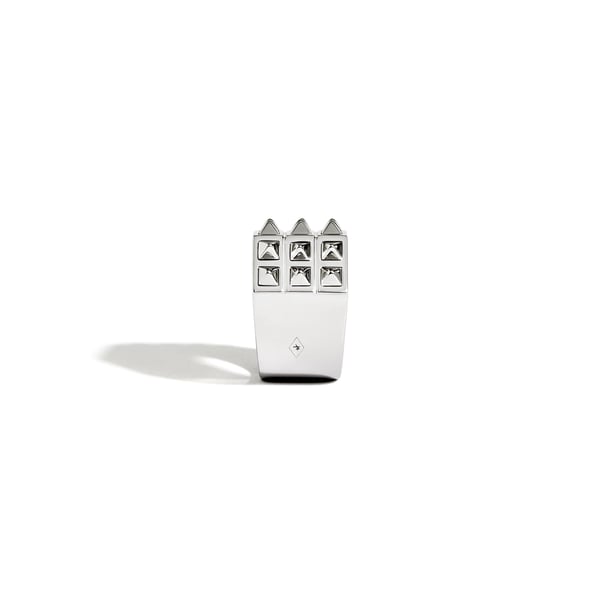 Bague Rockaway picots en argent