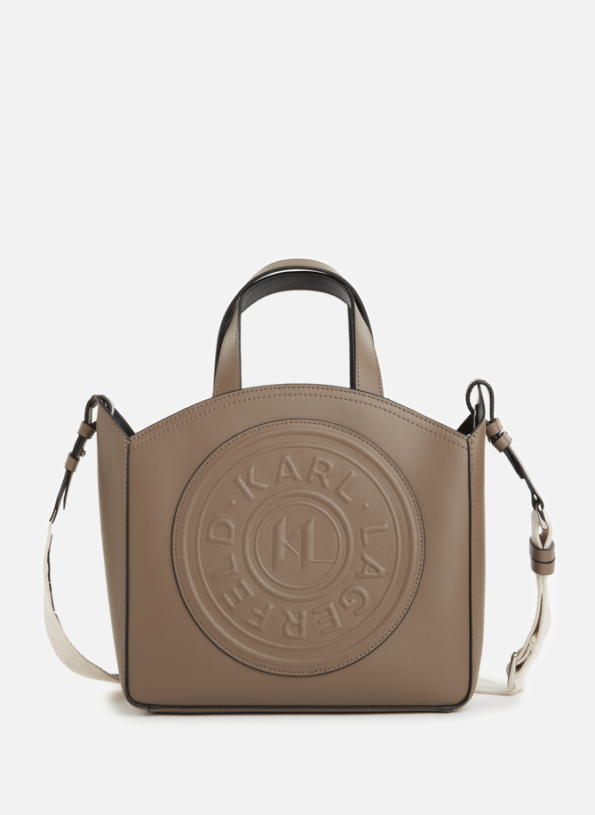 K/Circle leather bag KARL LAGERFELD