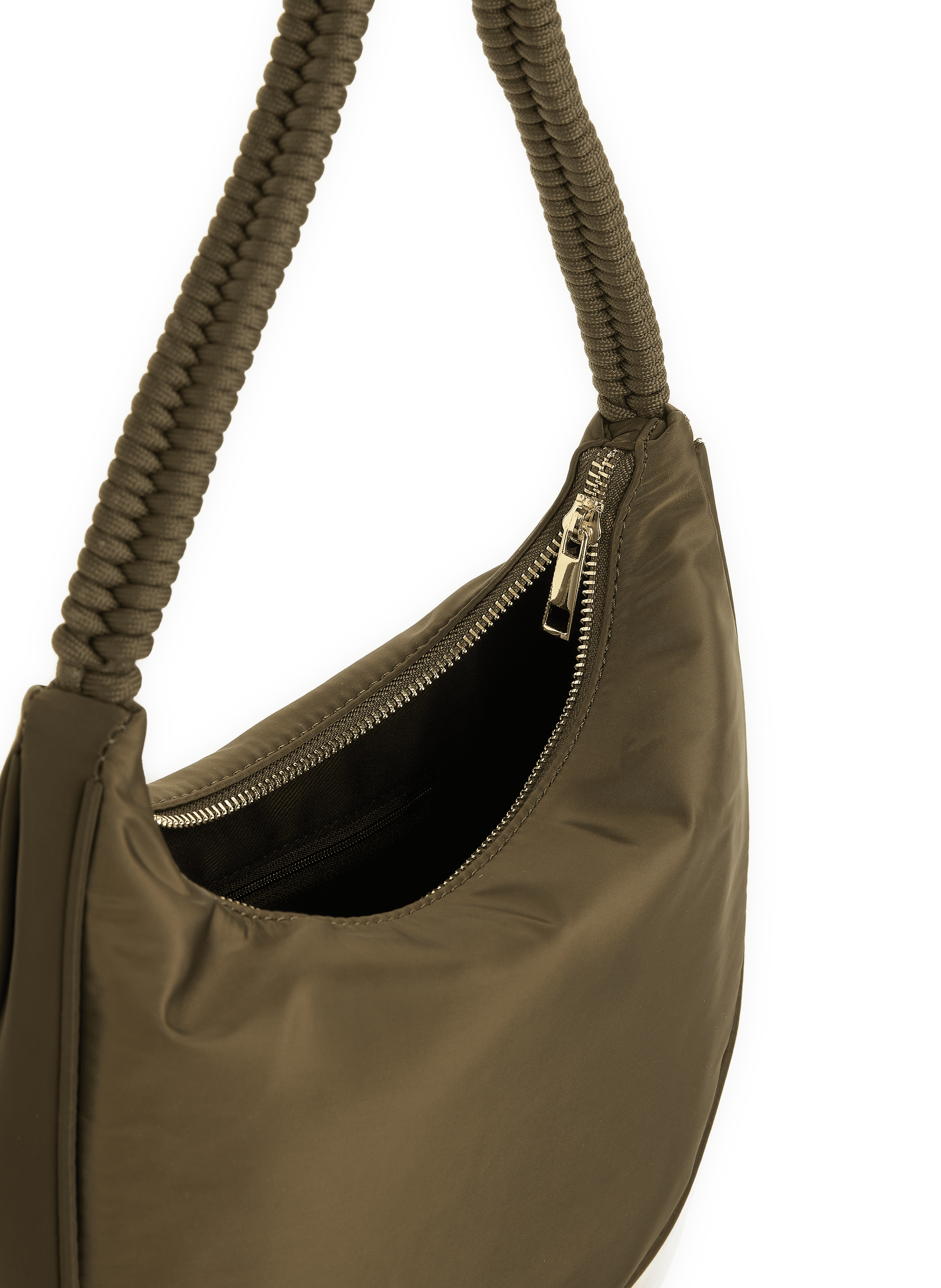 Nylon handbag AU PRINTEMPS PARIS Khaki