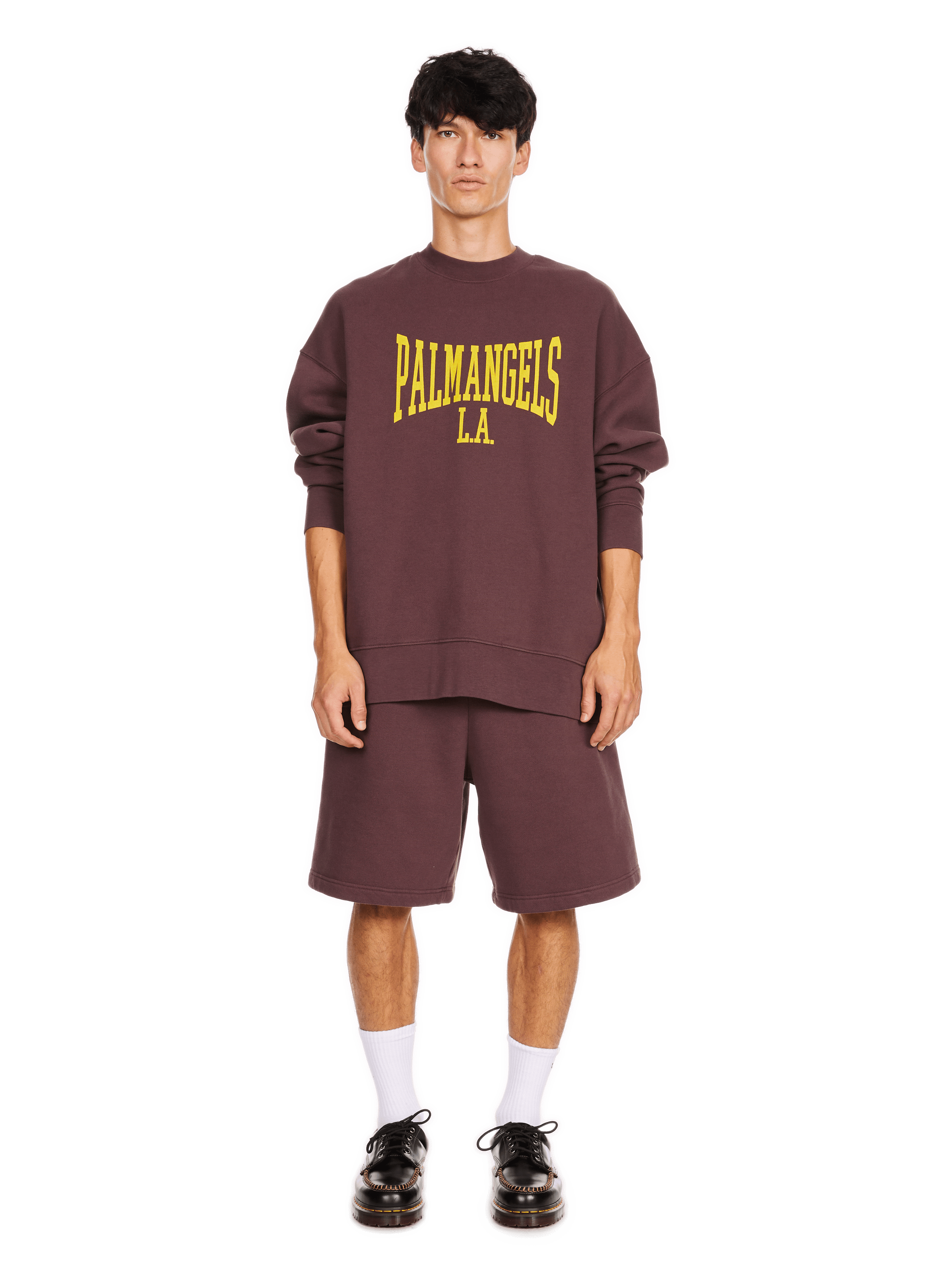 Calfskin leather lace-up loafers DR. MARTENS Black