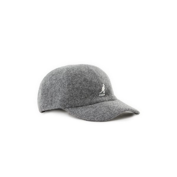 Kangol Wool Baseball Cap In Grey