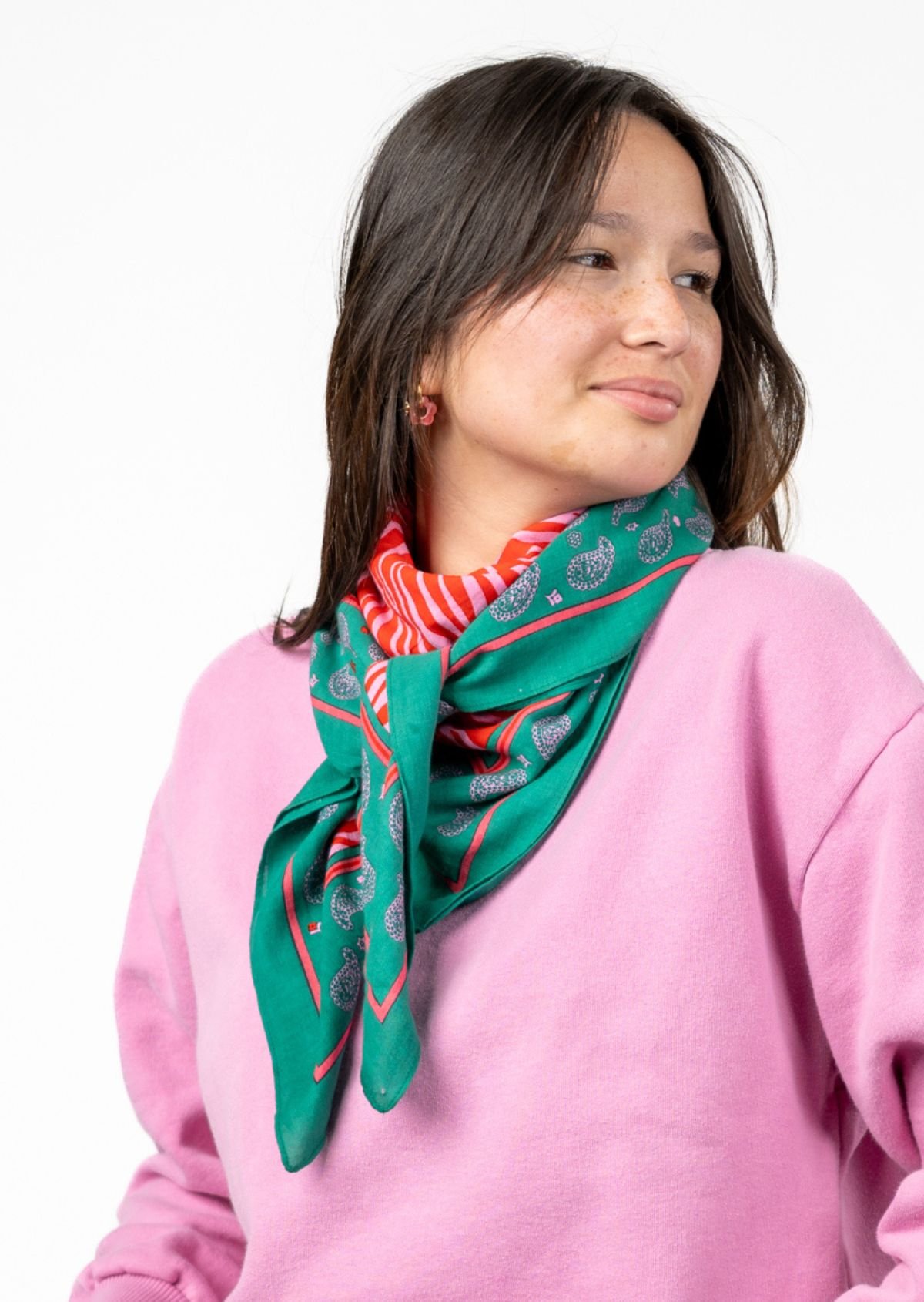 Foulard en coton biologique BILLYBELT Rouge