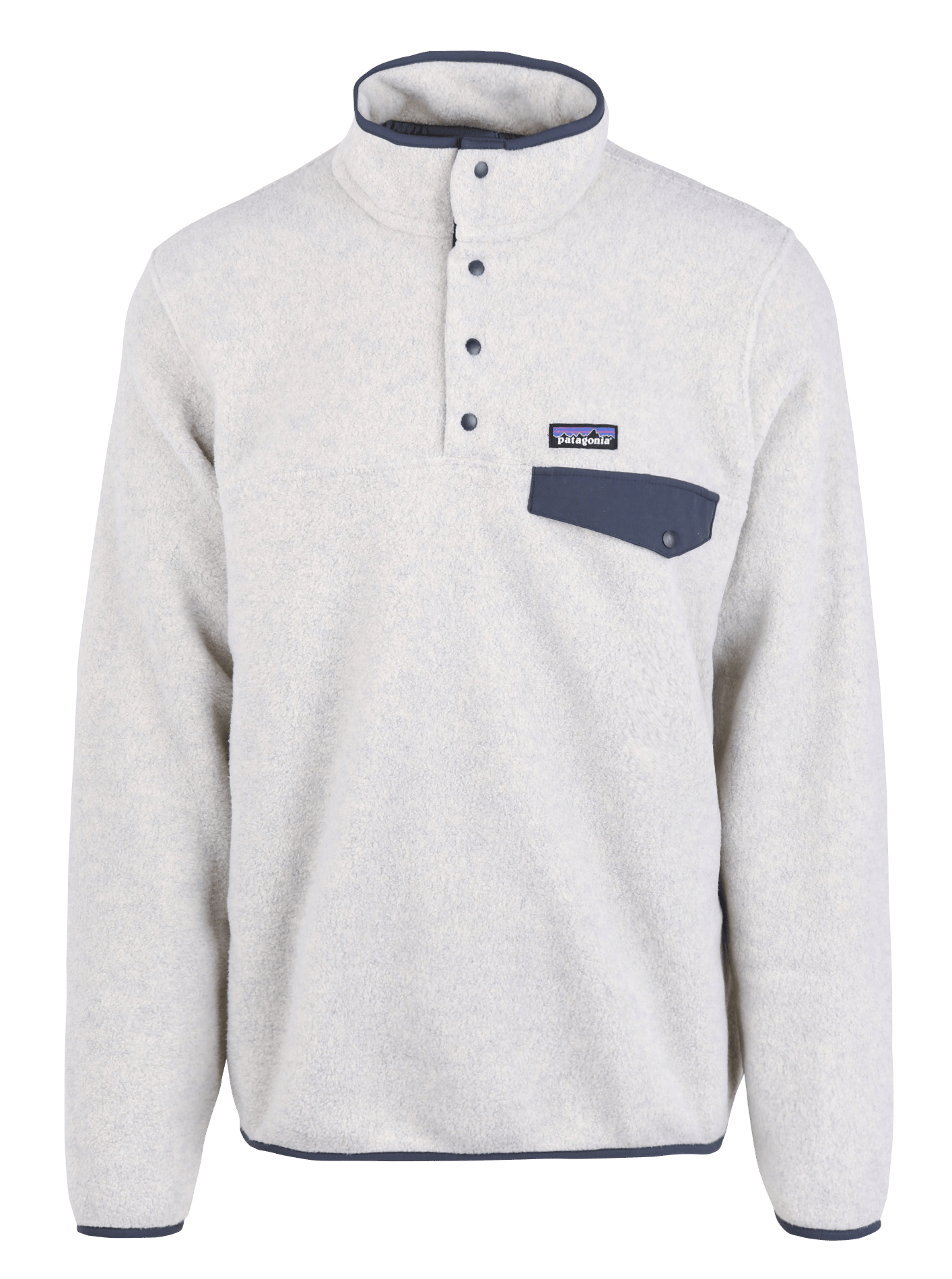 Sweat ample col montant boutonné PATAGONIA Bleu