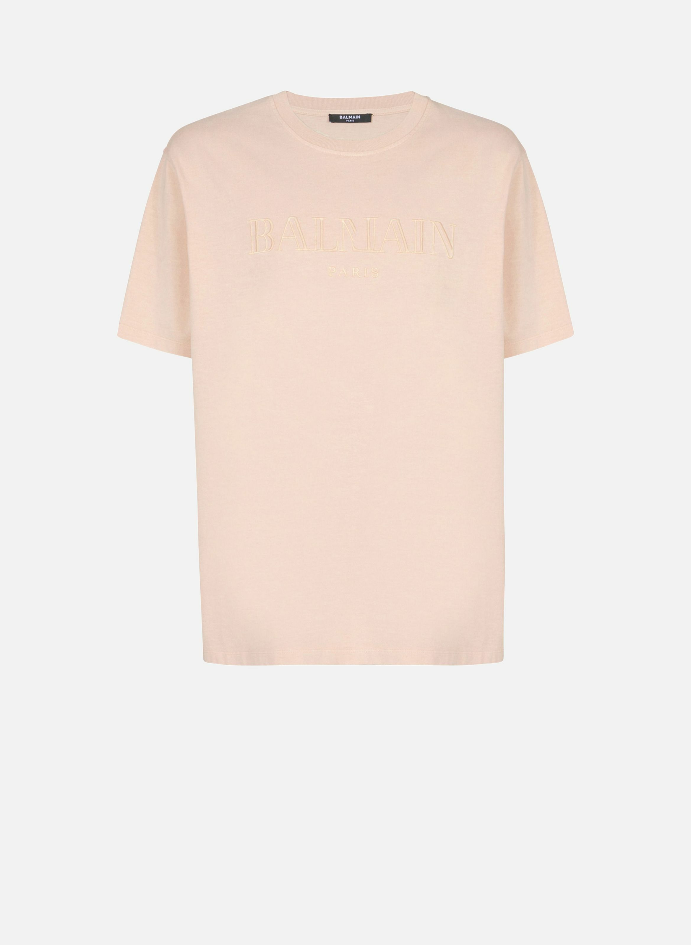 T-shirt ample avec broderie balmain vintage BALMAIN Beige