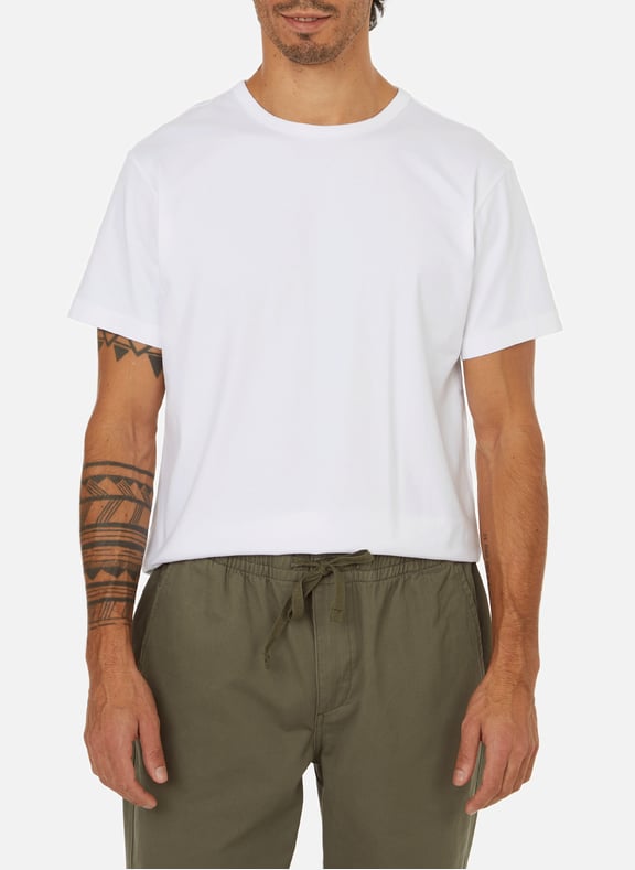Cotton T-shirt White by DOCKERS DOCKERS Cotton T-shirt White