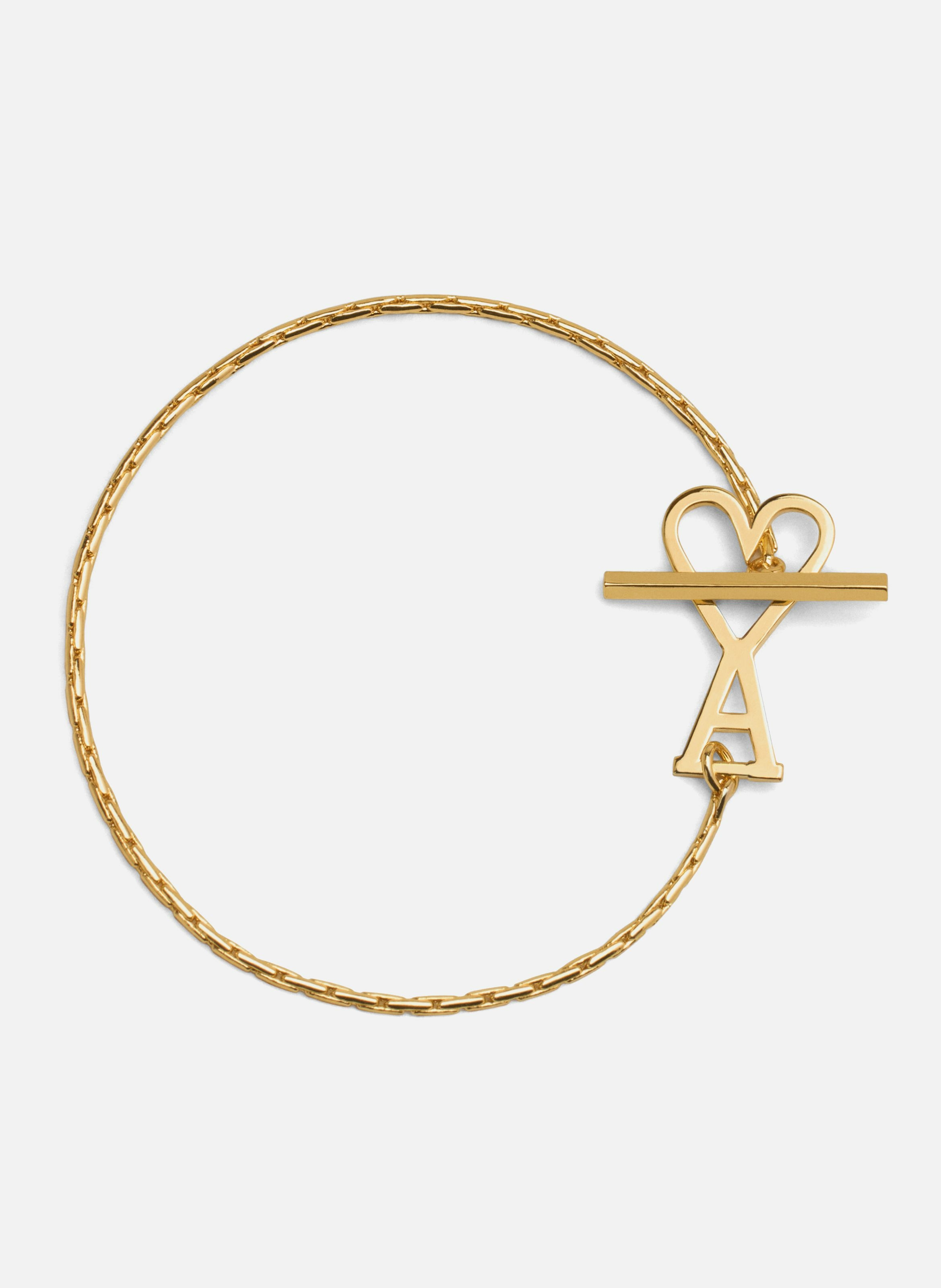 Bracelet chaîne ami de coeur unisexe AMI PARIS Doré