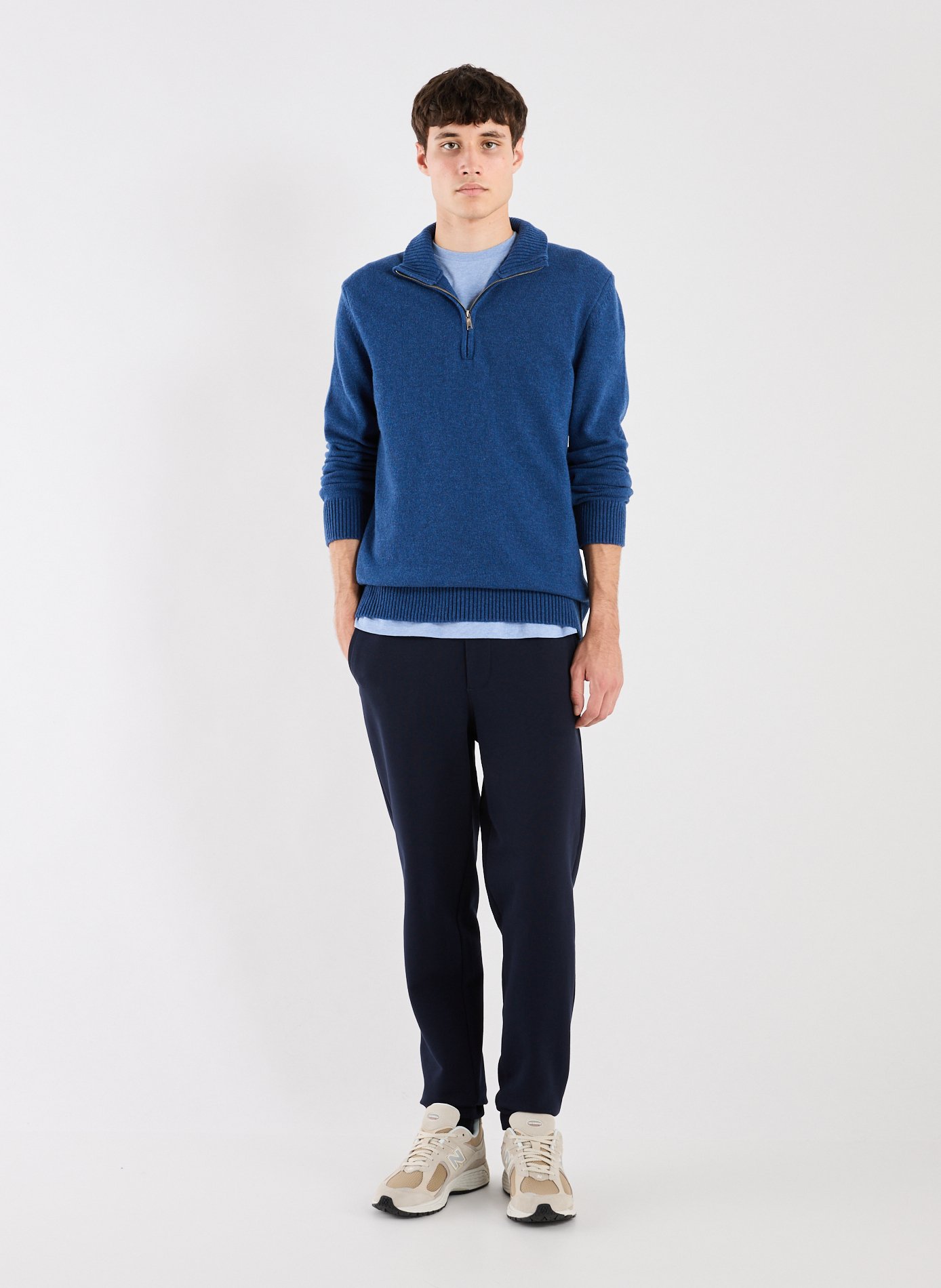 Knit Gefil Sweater AU PRINTEMPS PARIS Blue