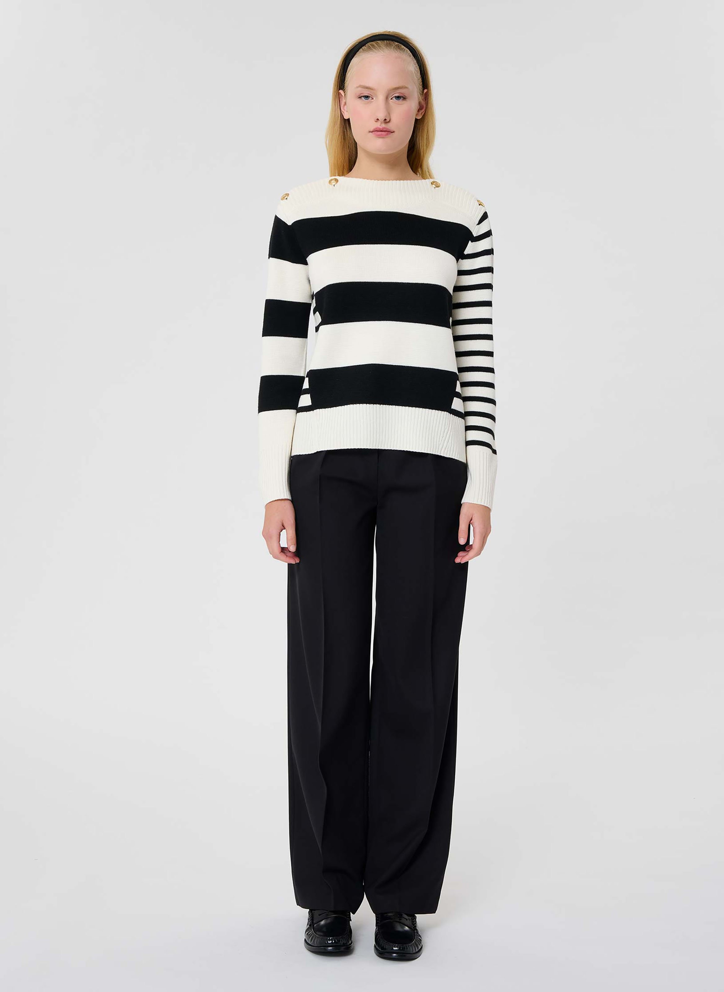 Pull poetesse TARA JARMON Blanc