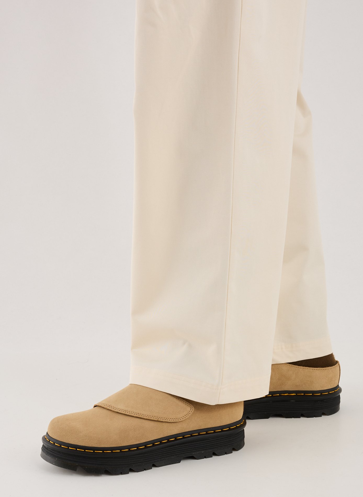 Calfskin Leather Mules DR. MARTENS Beige