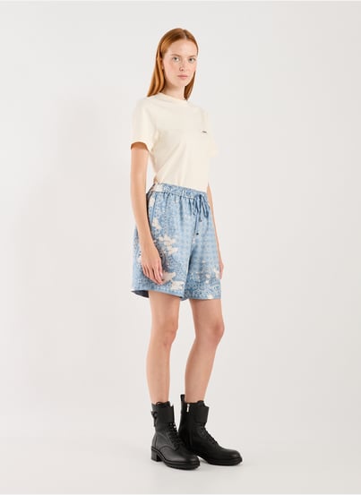 Printed silk Bermuda shorts AMIRI Printed silk Bermuda shorts AMIRI