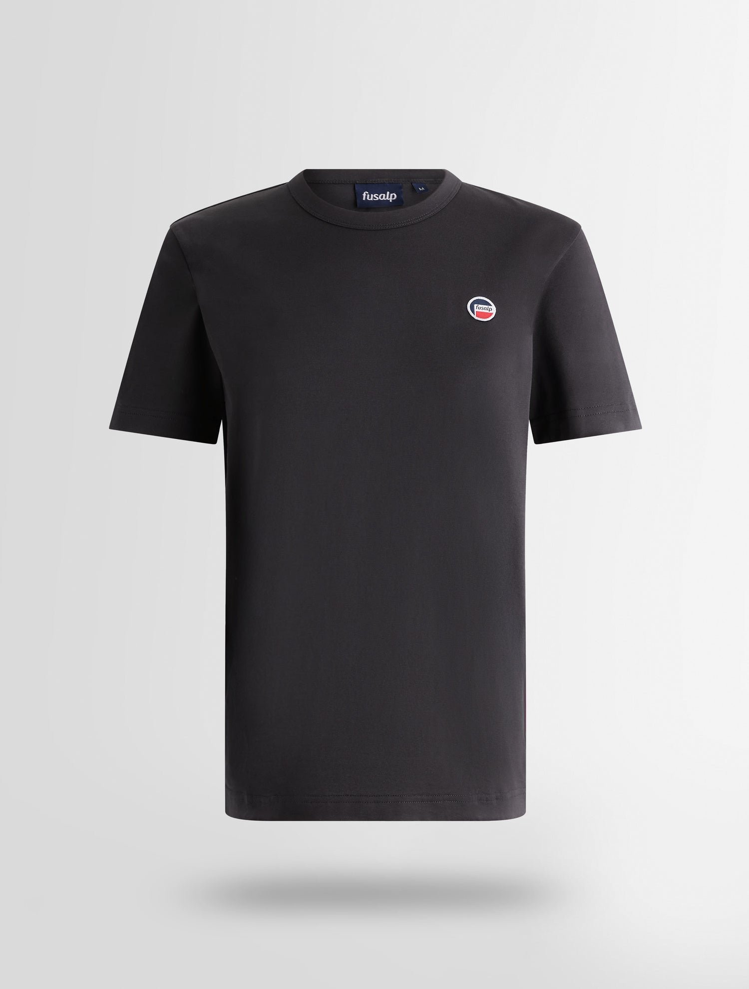 T-shirt manches courtes talixe col rond coupe regular FUSALP Noir