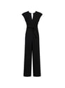 Combinaison longue à col en V | Noir by CALVIN KLEIN CALVIN KLEIN Combinaison longue à col en V | Noir