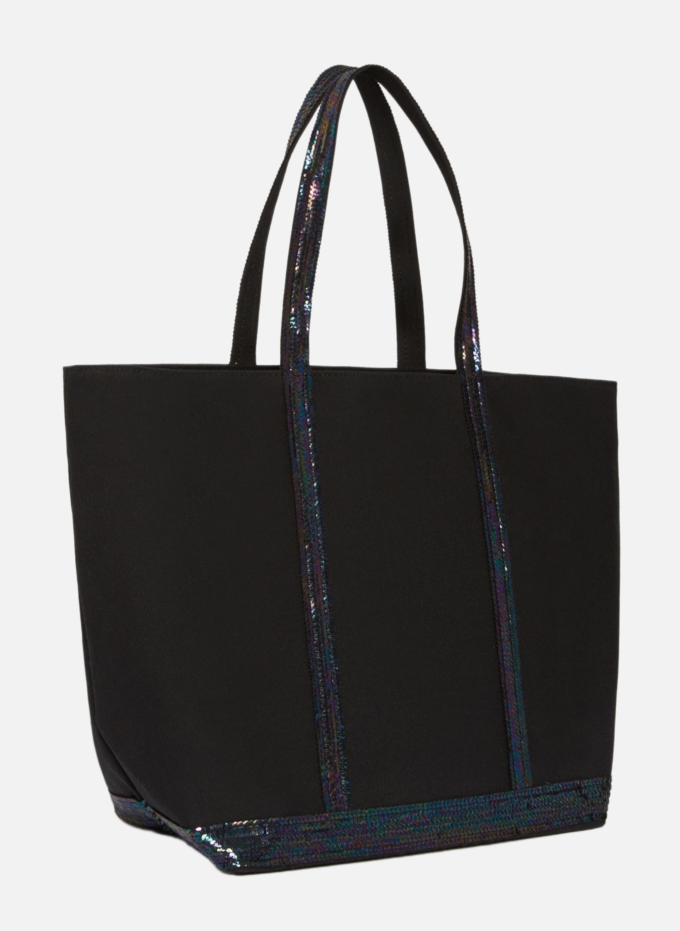 Cabas l zippé en toile VANESSA BRUNO Noir