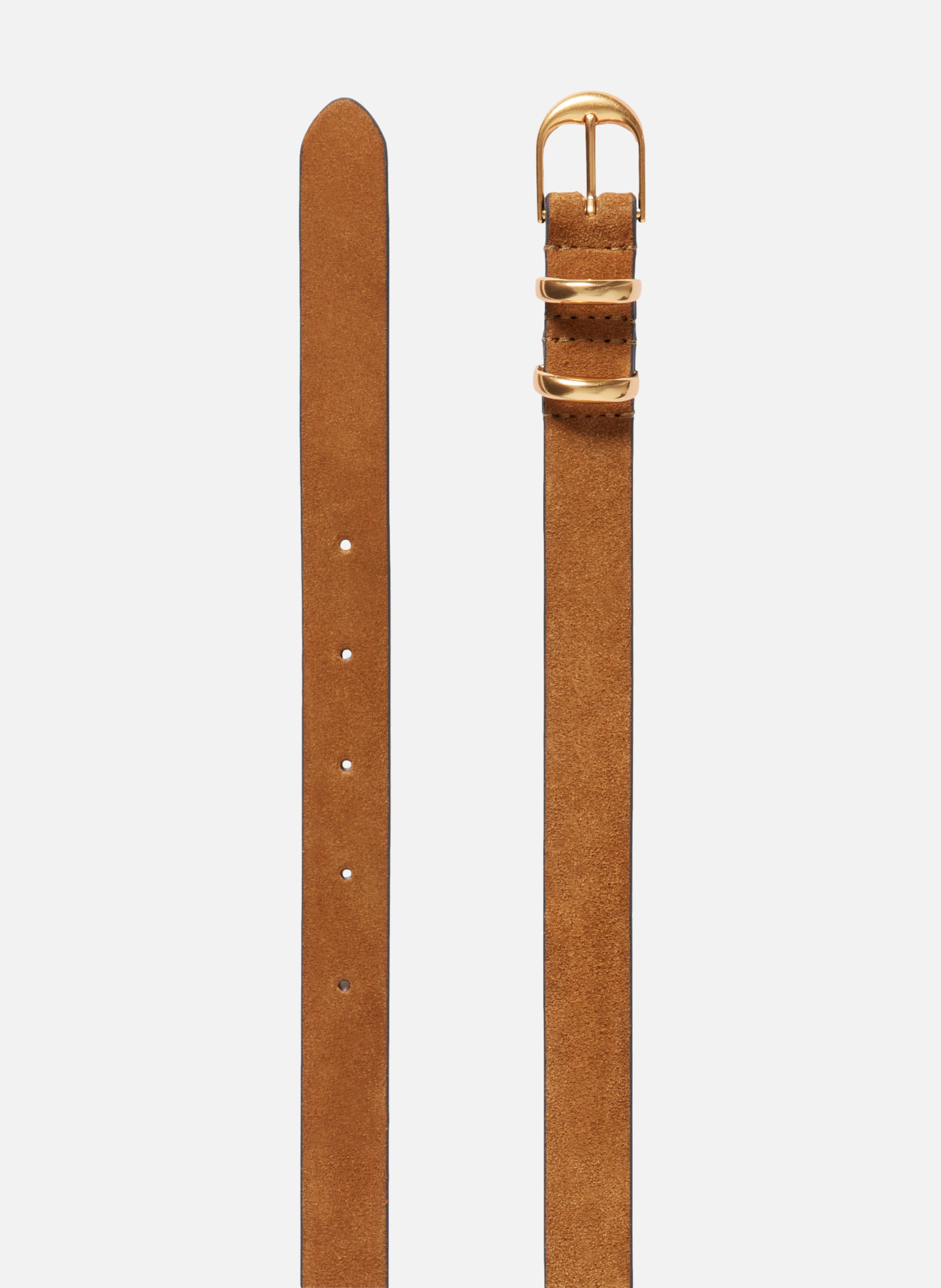 Ceinture 20mm en cuir caramel VANESSA BRUNO Marron