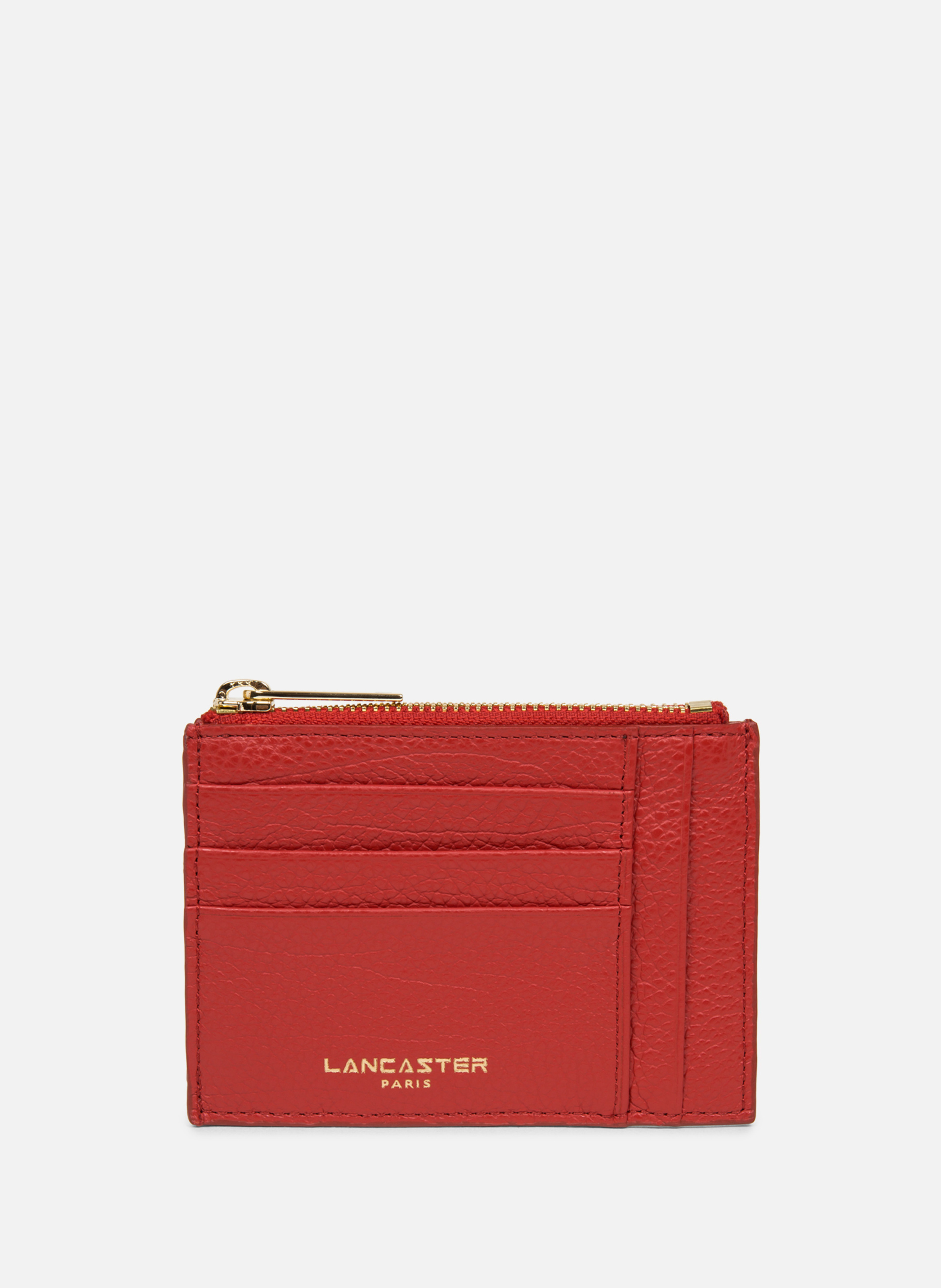 LANCASTER Porte-cartes - dune Rouge