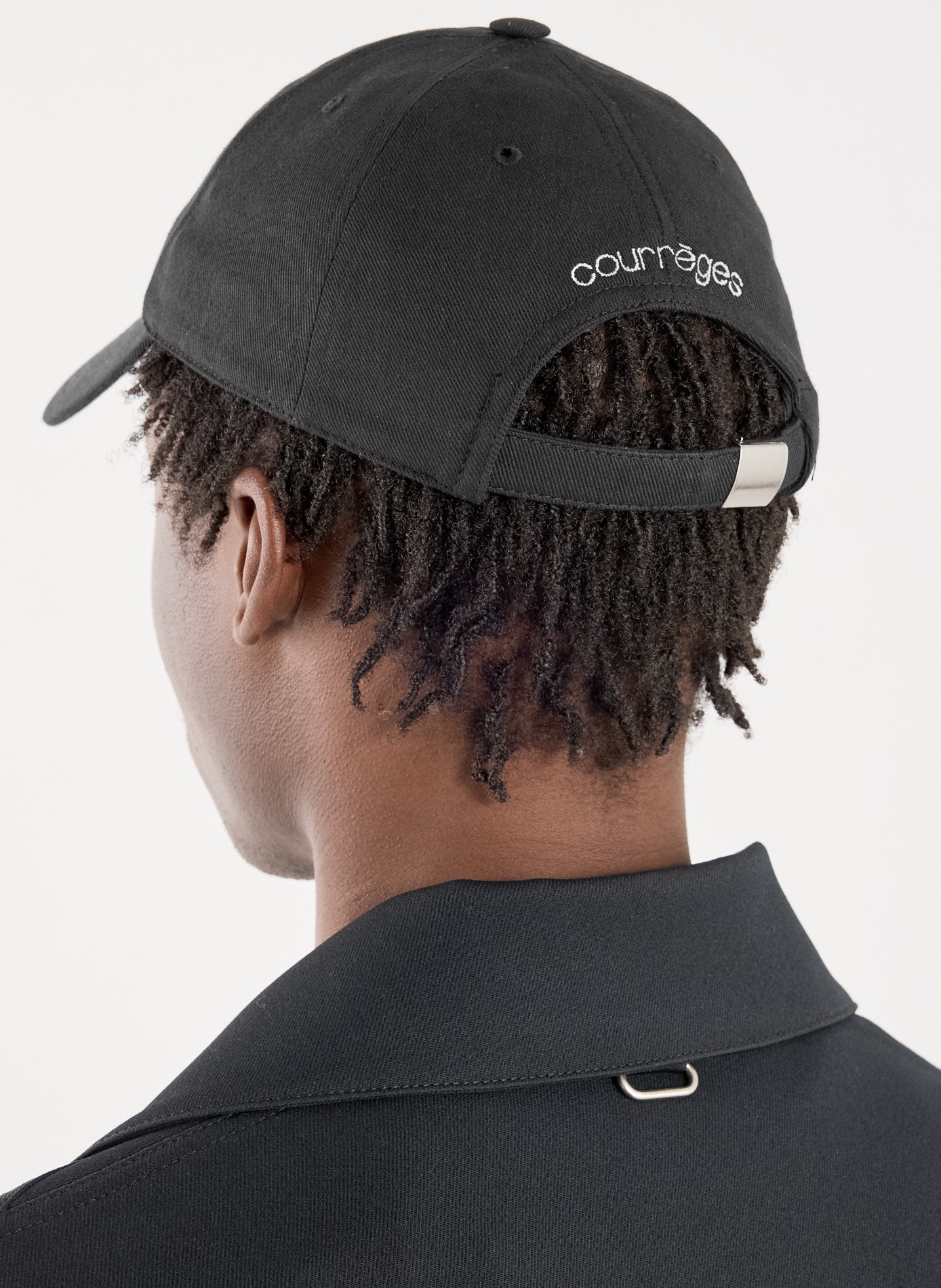 Cotton cap COURRÈGES Black