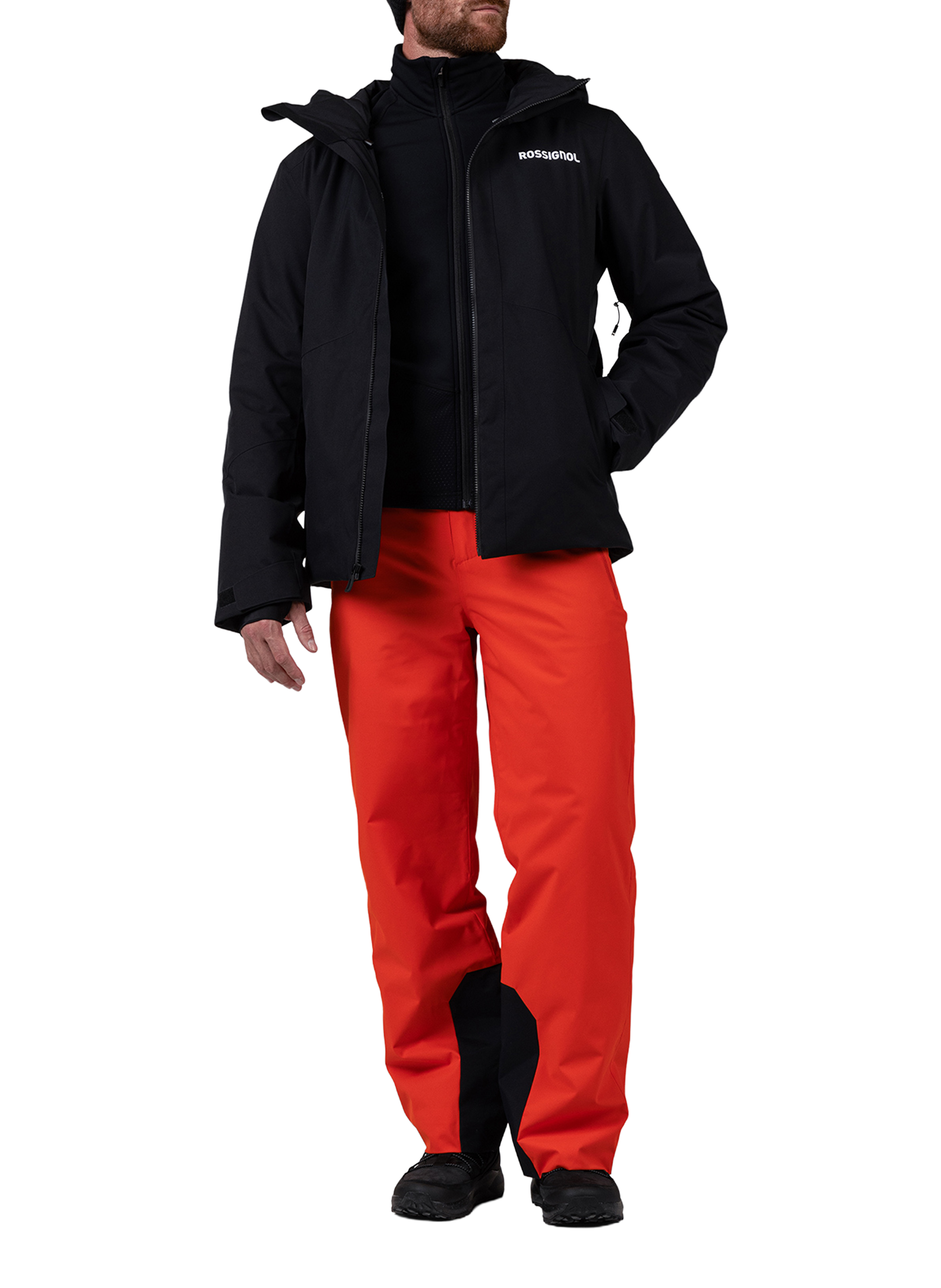 Veste de ski isolante à capuche ROSSIGNOL Noir