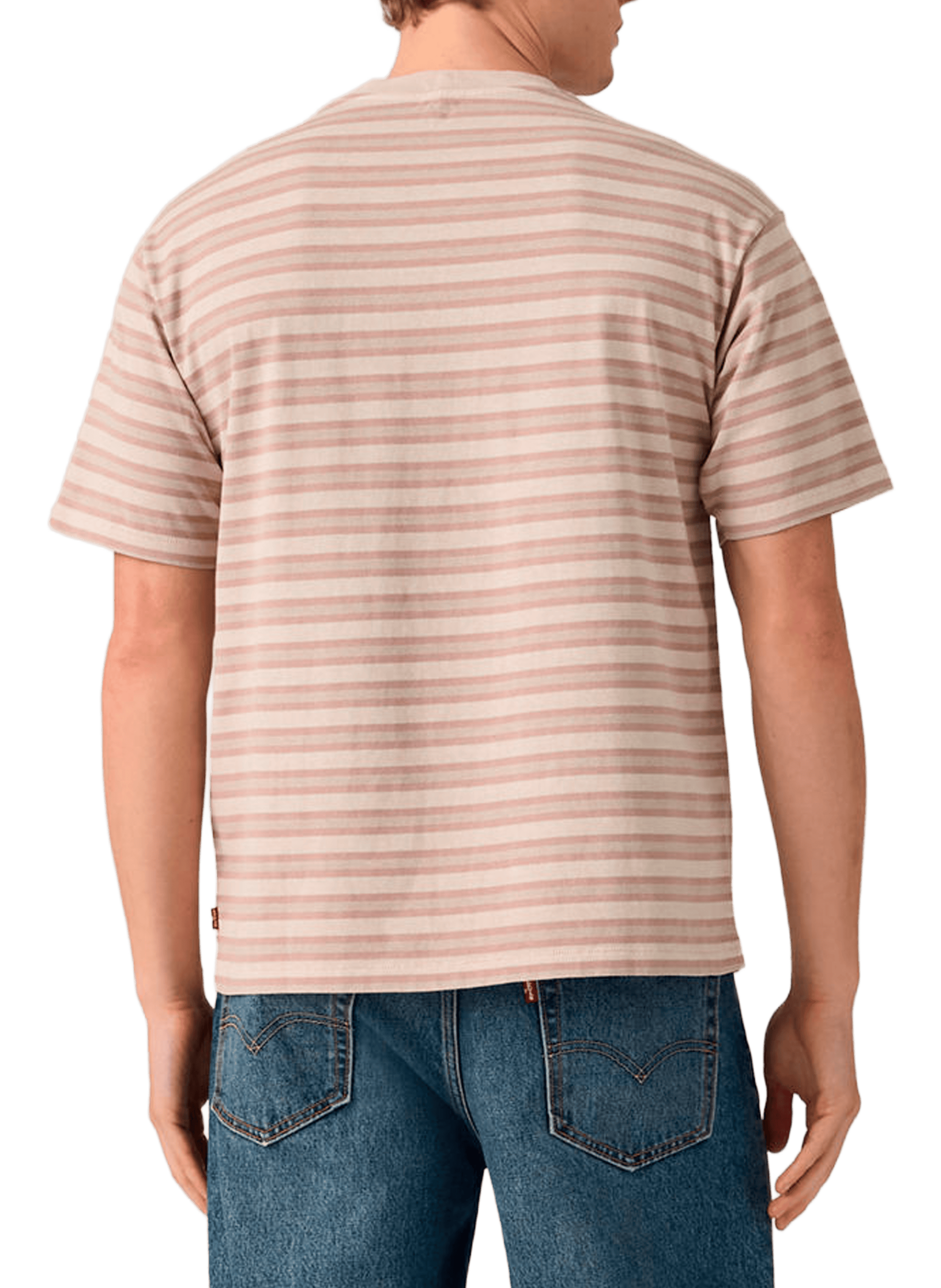 T-shirt rayé Red Tab™ en coton LEVI'S Rose