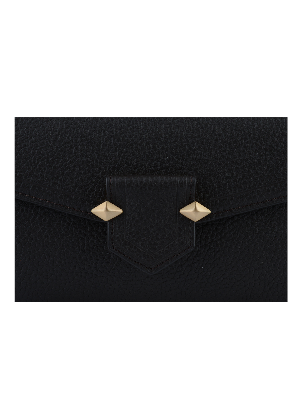 Sèvres | pochette en cuir de vachette Marron