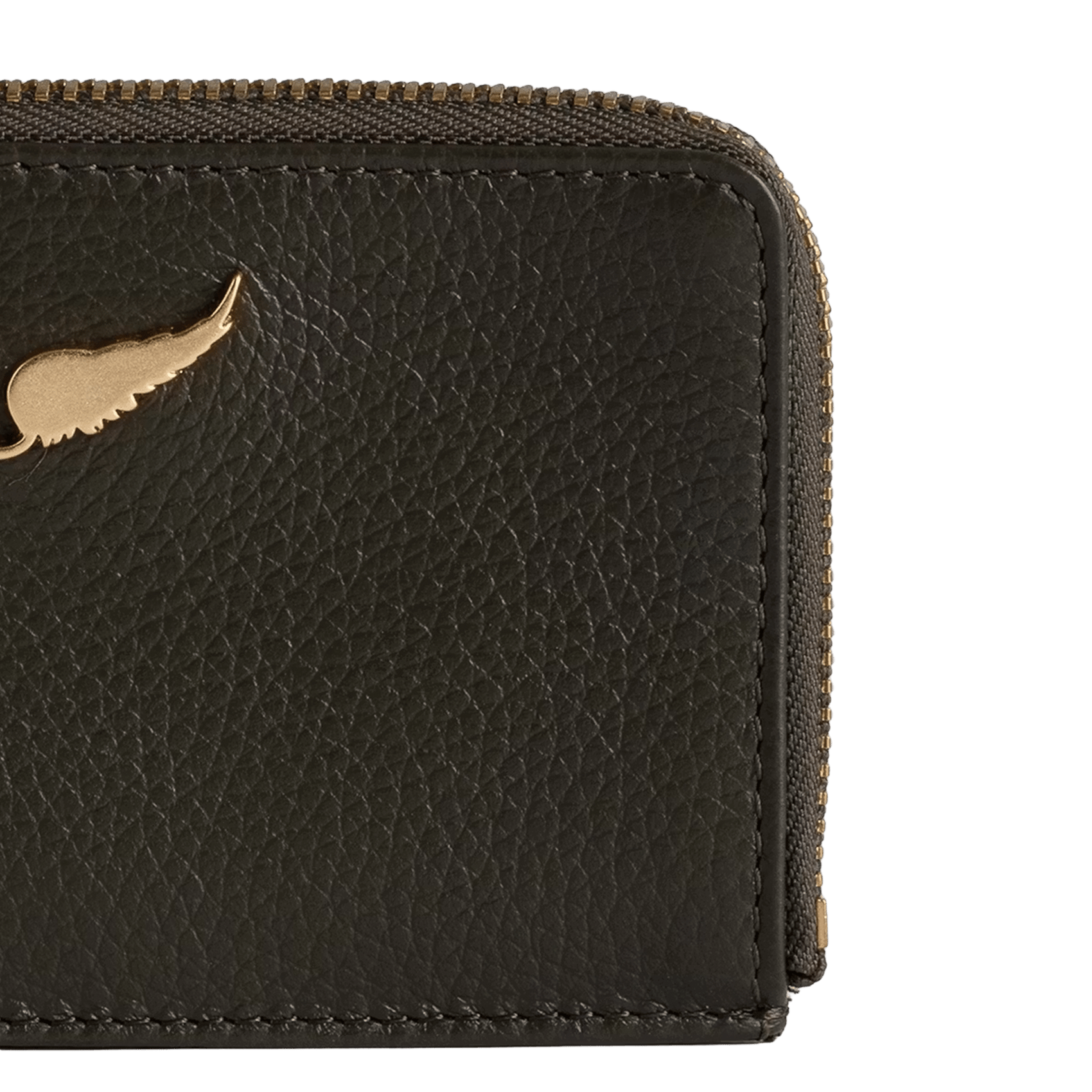 Porte-cartes en cuir zv card ZADIG&VOLTAIRE Vert