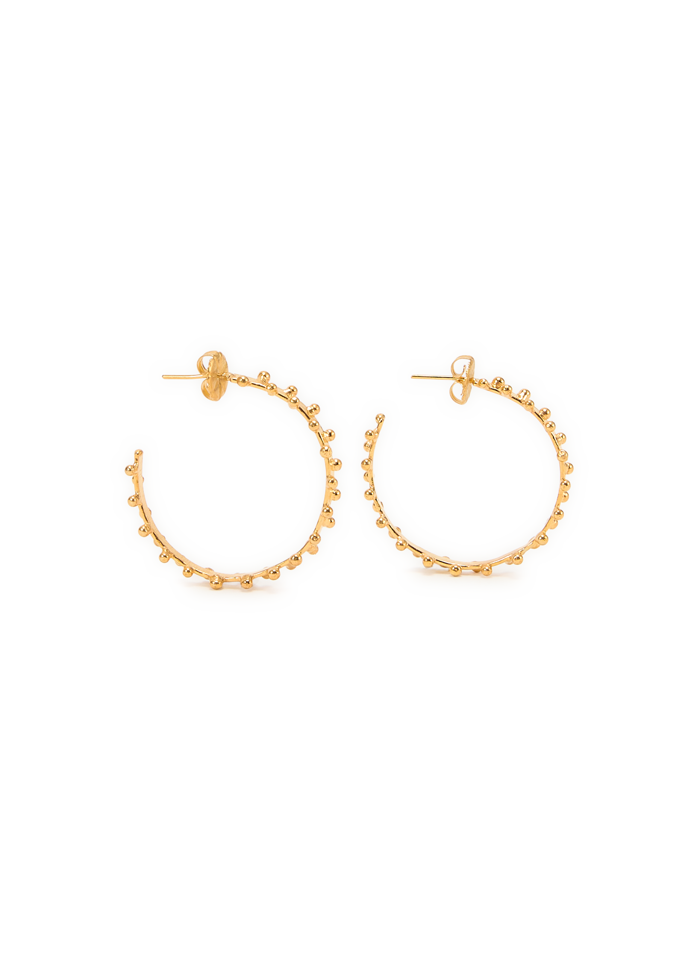 Créoles Gipsy en laiton SYLVIA TOLEDANO Doré