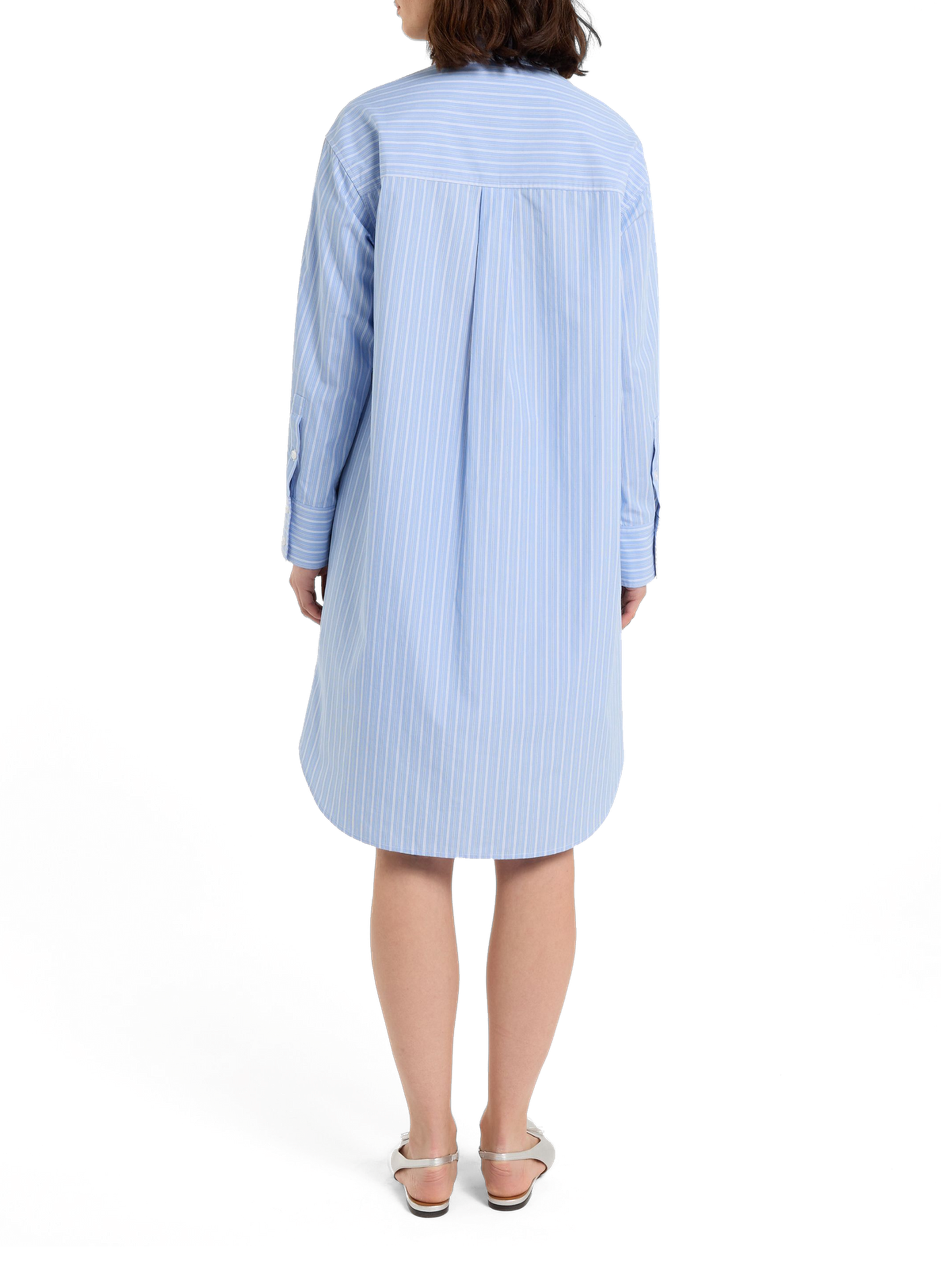 Anod cotton shirt dress SAISON 1865 Blue
