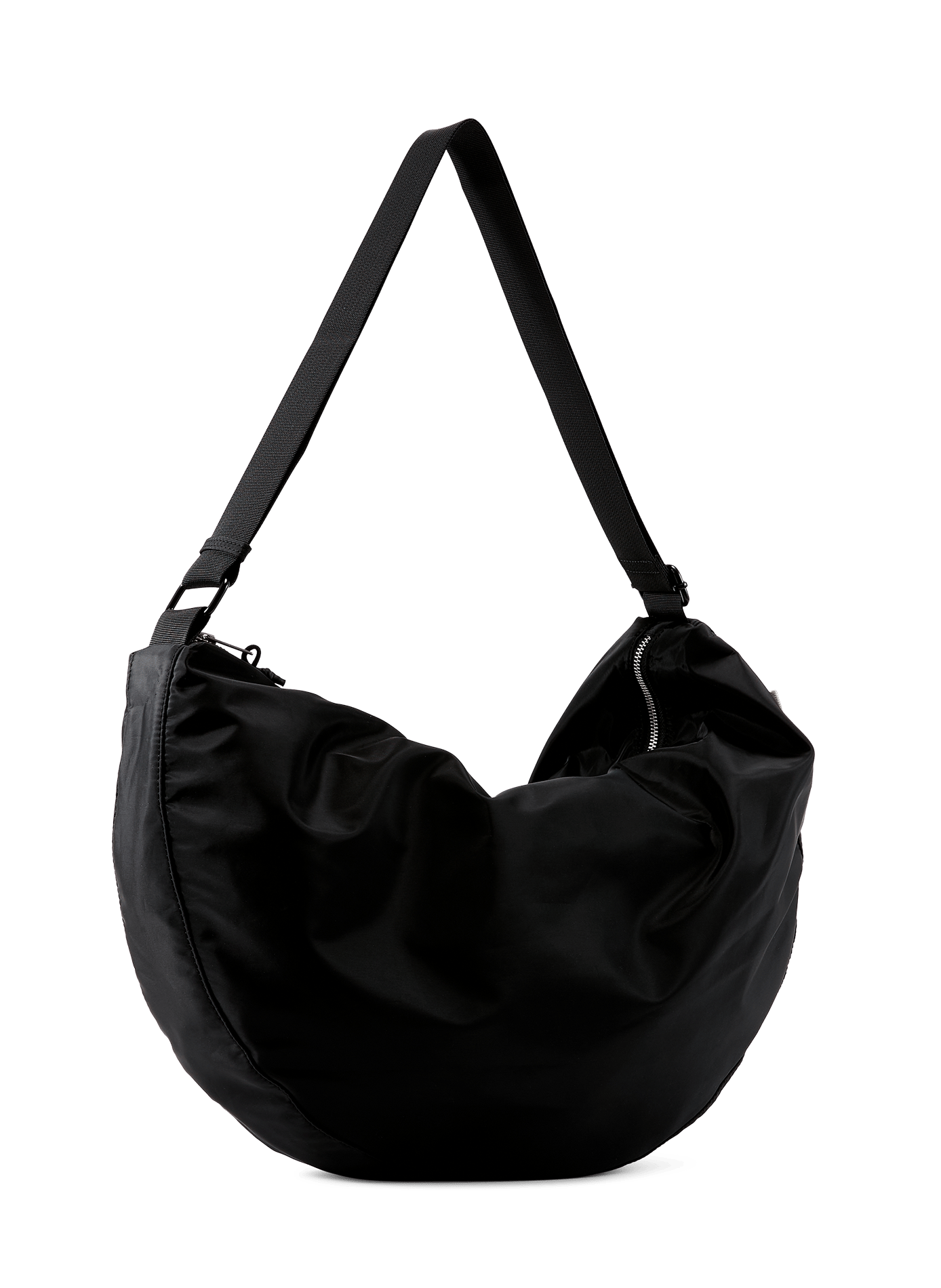Sac zip porté croisé AY STUDIOS Noir