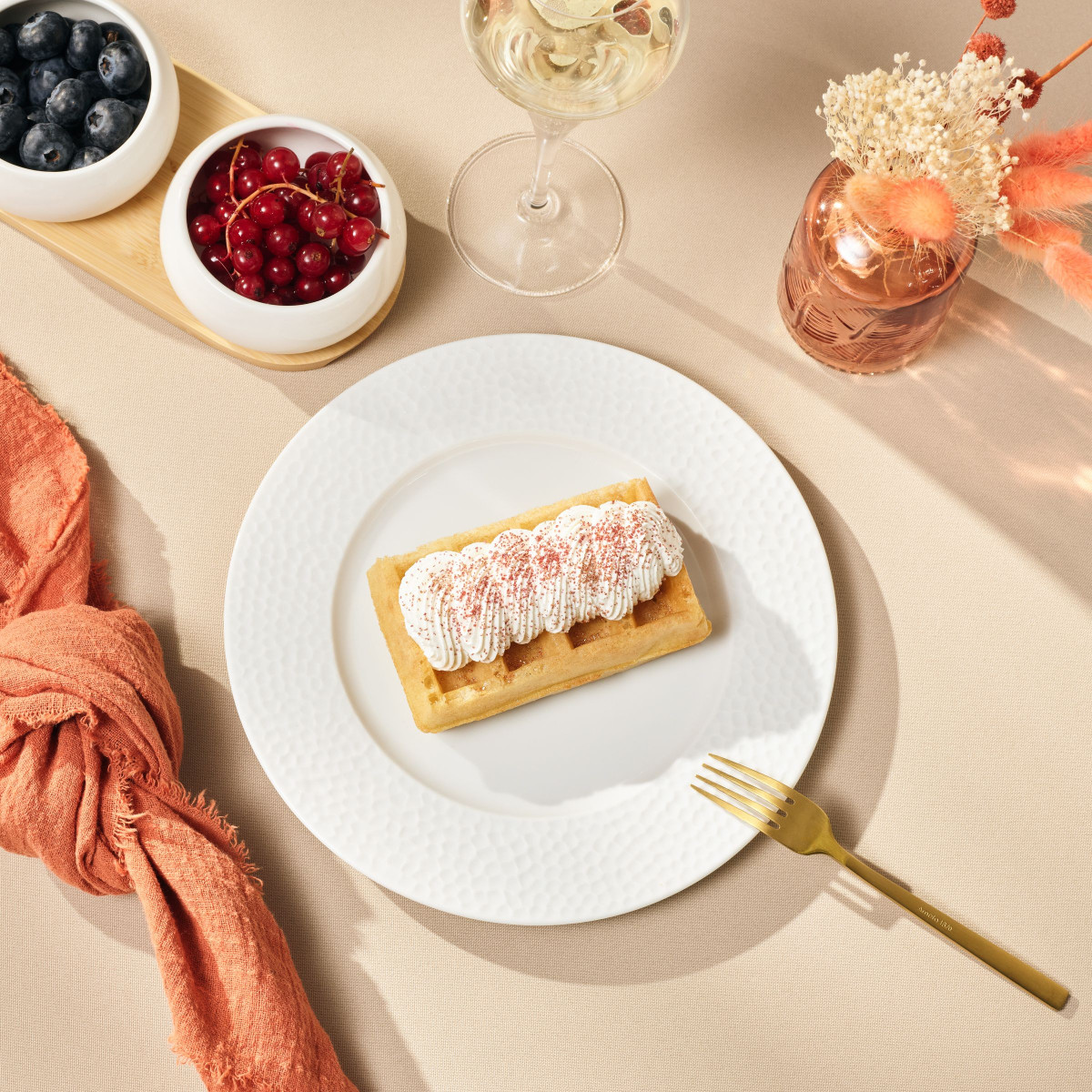 Urban - assiette dessert 21 cm (lot de 6) MEDARD DE NOBLAT Blanc