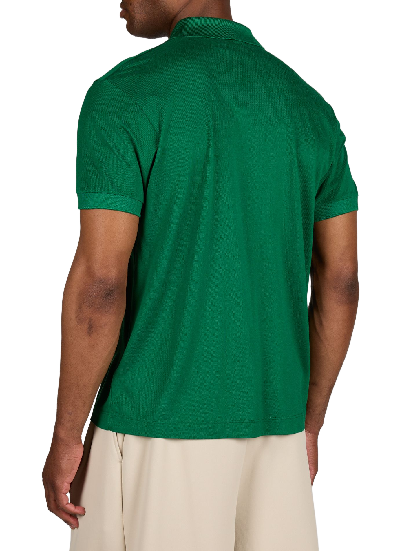 Kurzarm-Poloshirt mit Seiden-Logo LACOSTE Grun