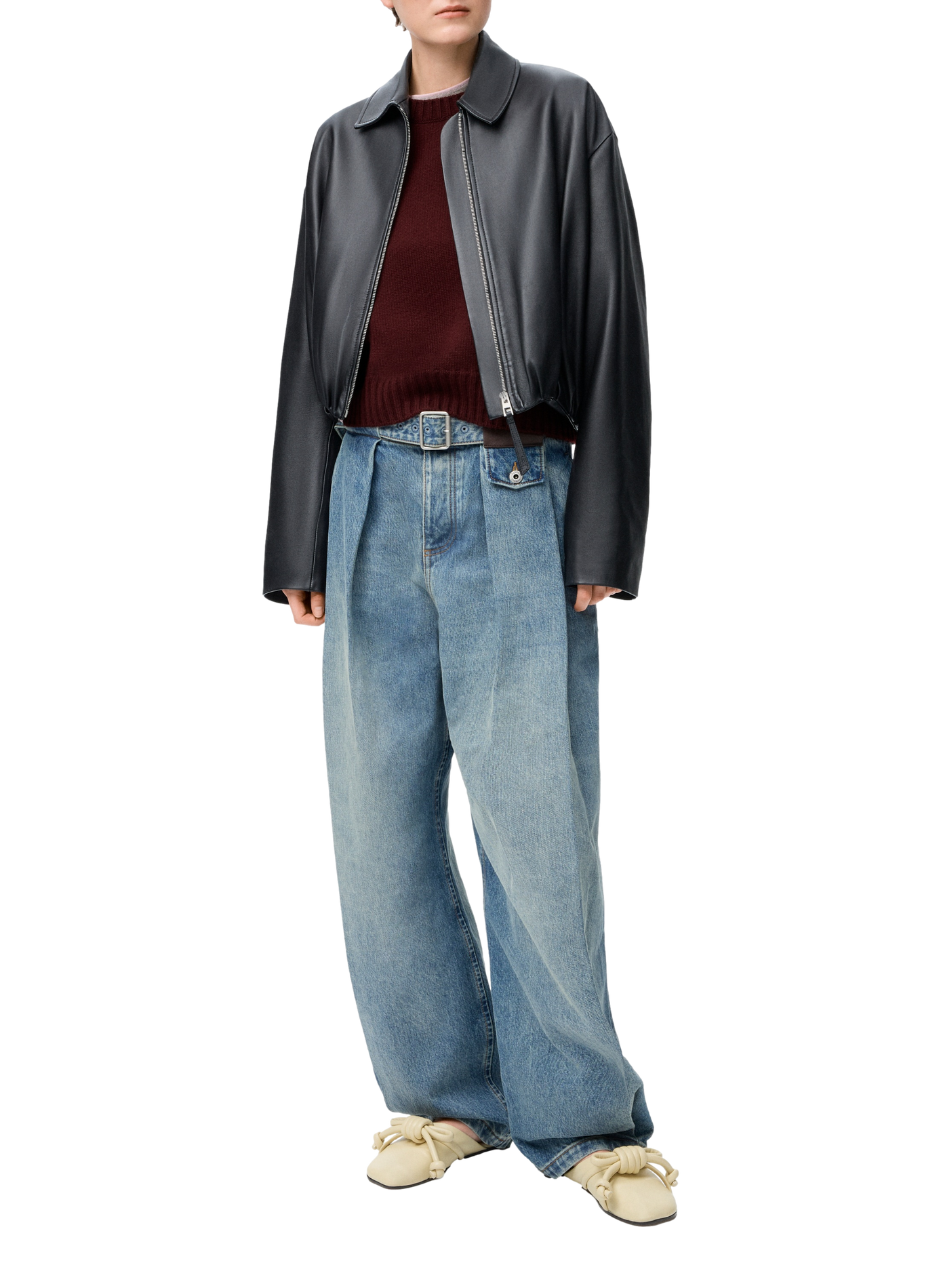 Straight cashmere sweater LOEWE Red