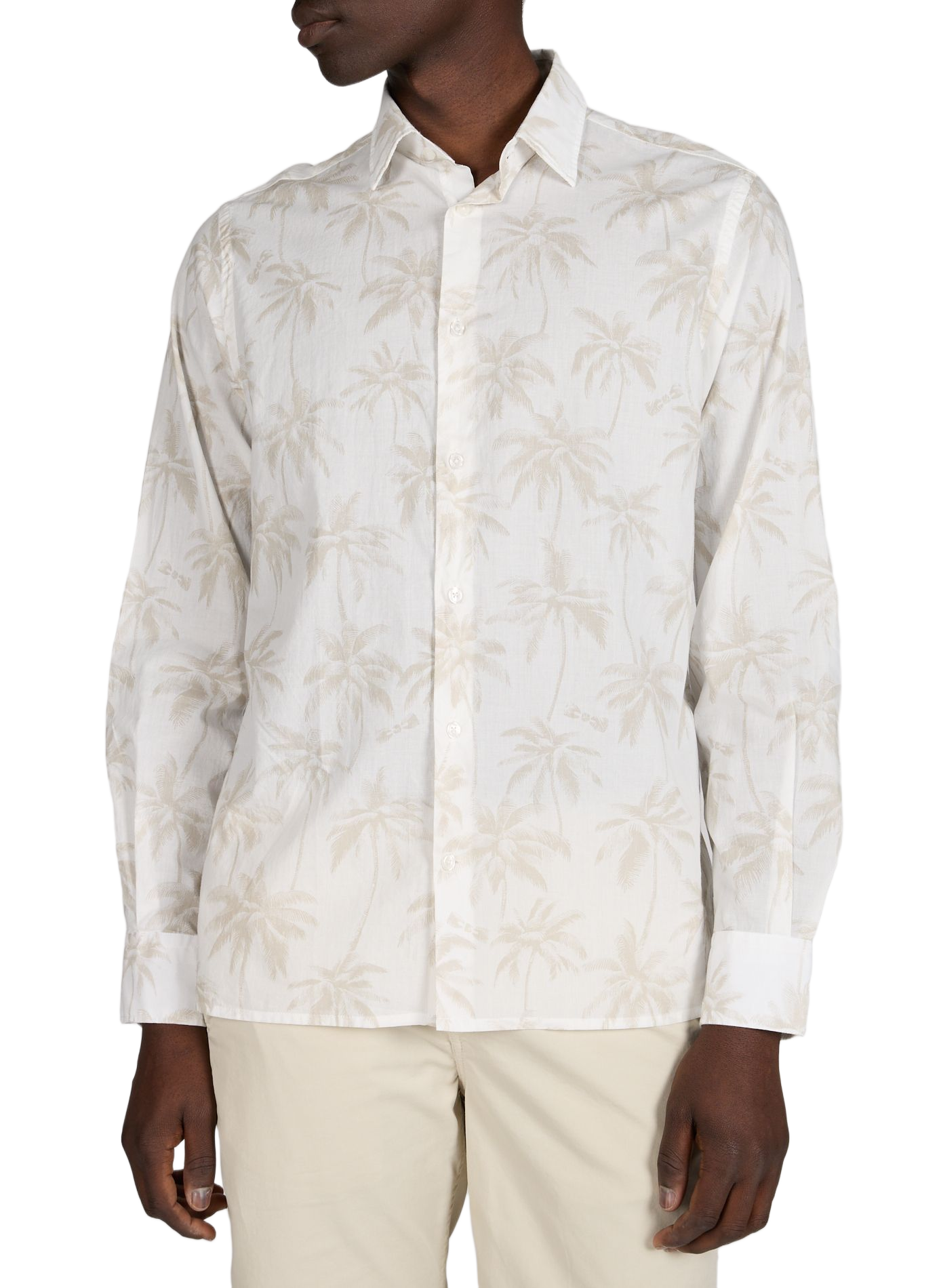 Chemise à motif en coton  EDEN PARK