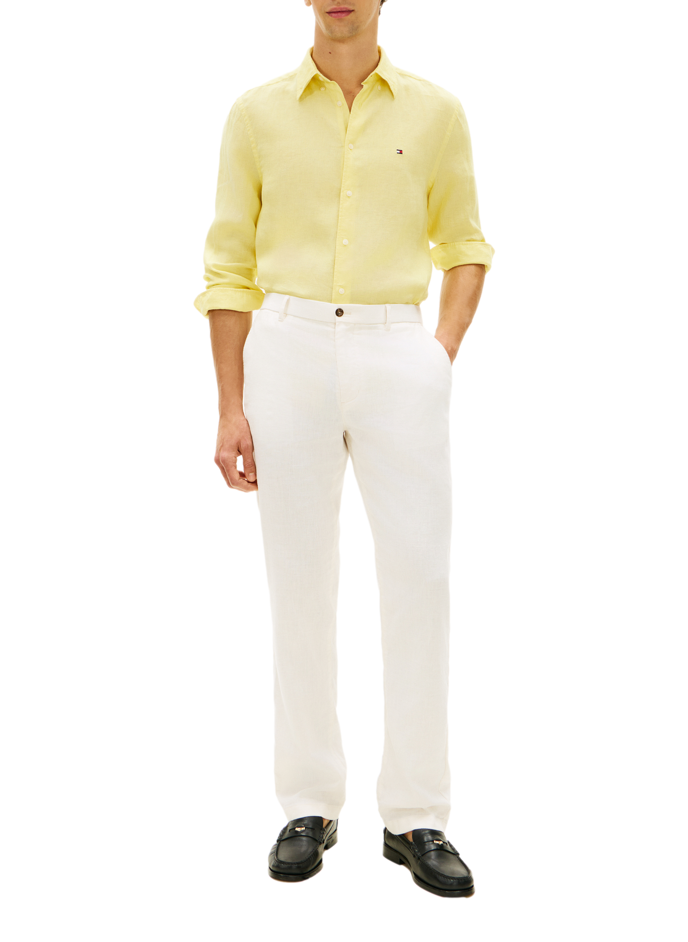 Linen shirt  TOMMY HILFIGER Yellow