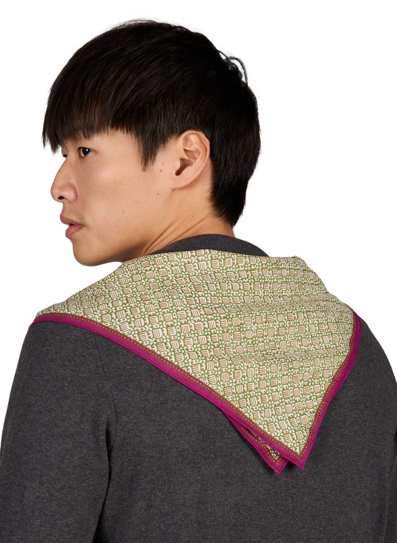 Colette cotton scarf MOISMONT Green