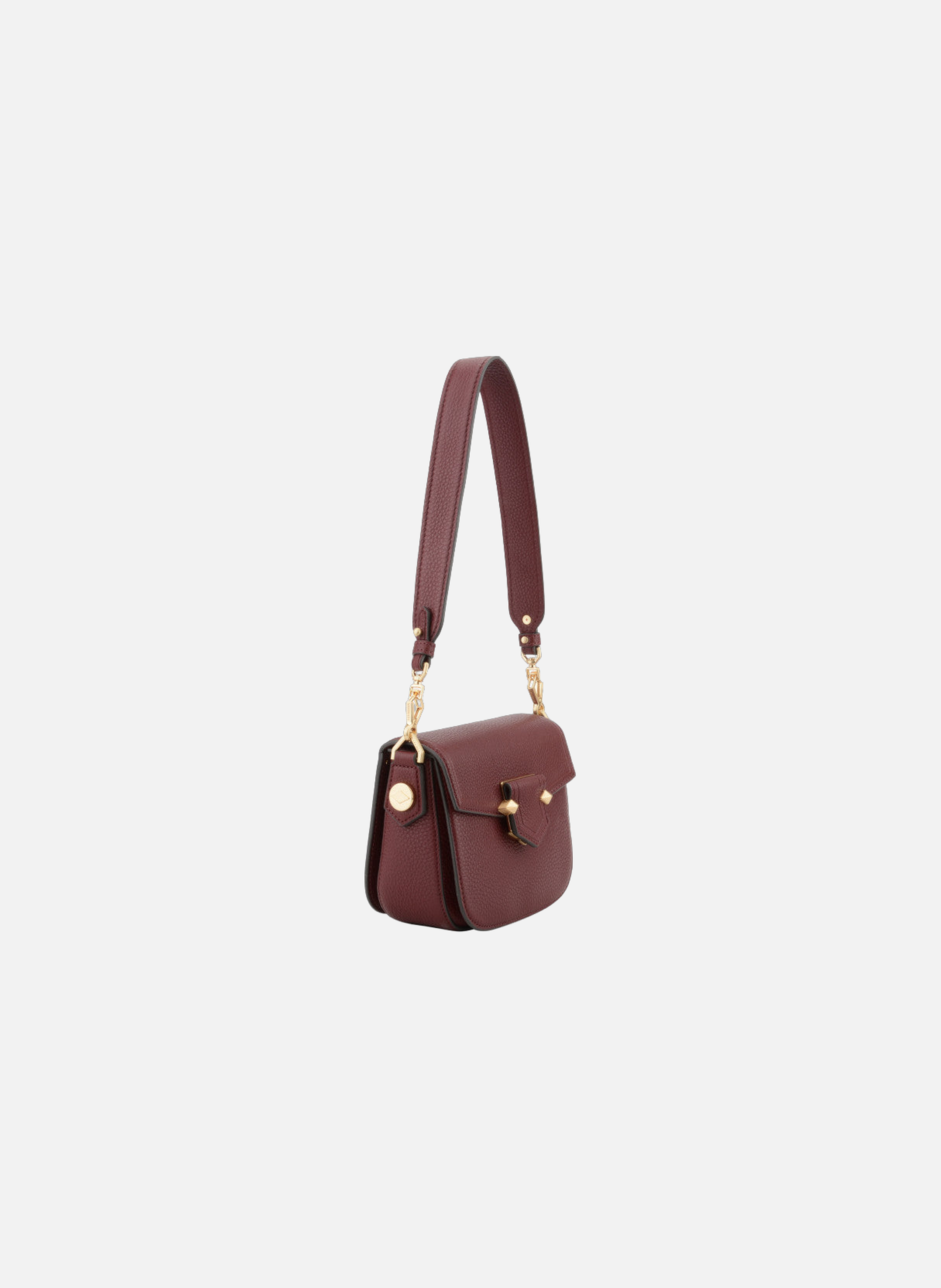 Sèvres | sac à main gm en cuir de vachette POURCHET Rouge