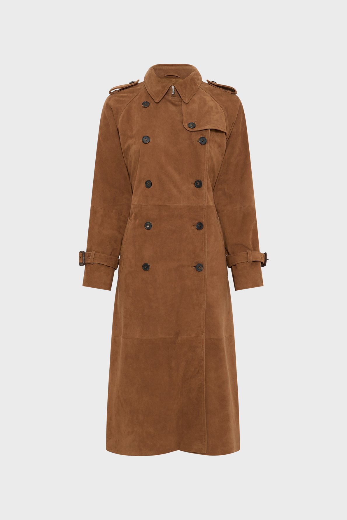 Trench en cuir velours - judy GERARD DAREL Beige