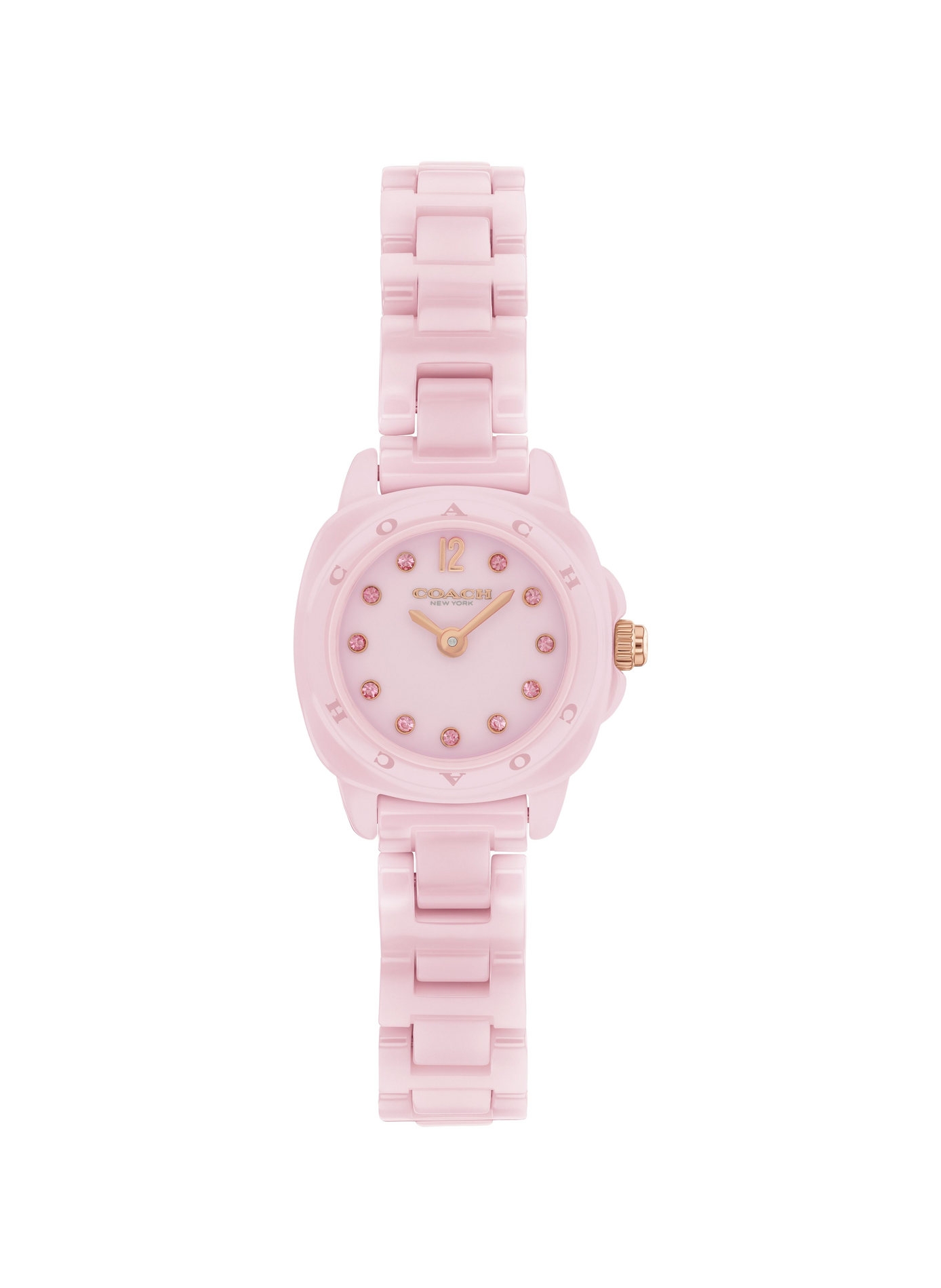 Montre quartz Kitt en céramique COACH MONTRES Rose