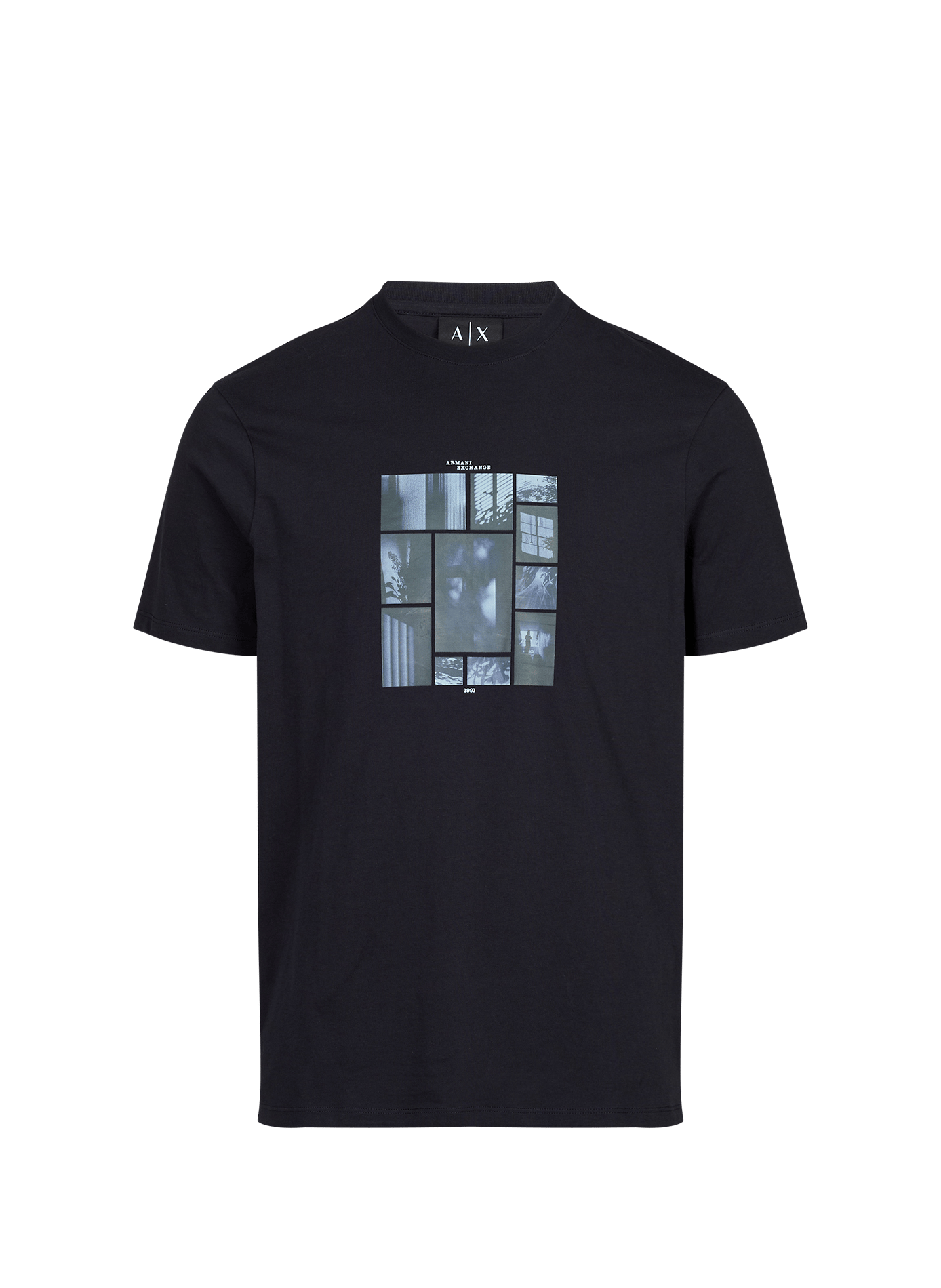 Cotton T-shirt ARMANI EXCHANGE Blue
