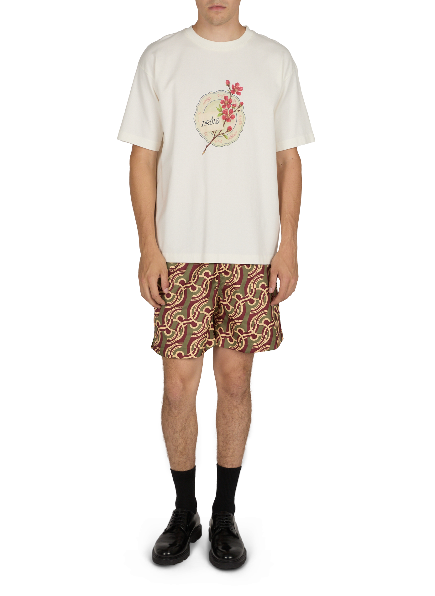 Cotton T-shirt DROLE DE MONSIEUR White