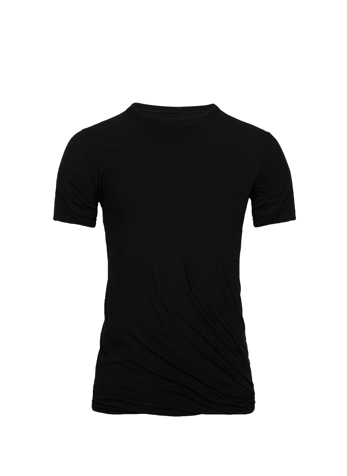 T-shirt droit en coton  Black