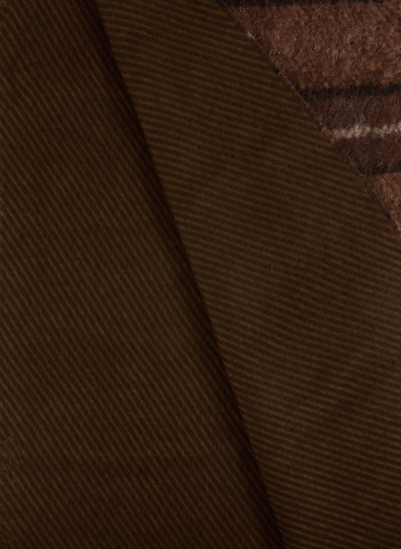 Check scarf AU PRINTEMPS PARIS Brown