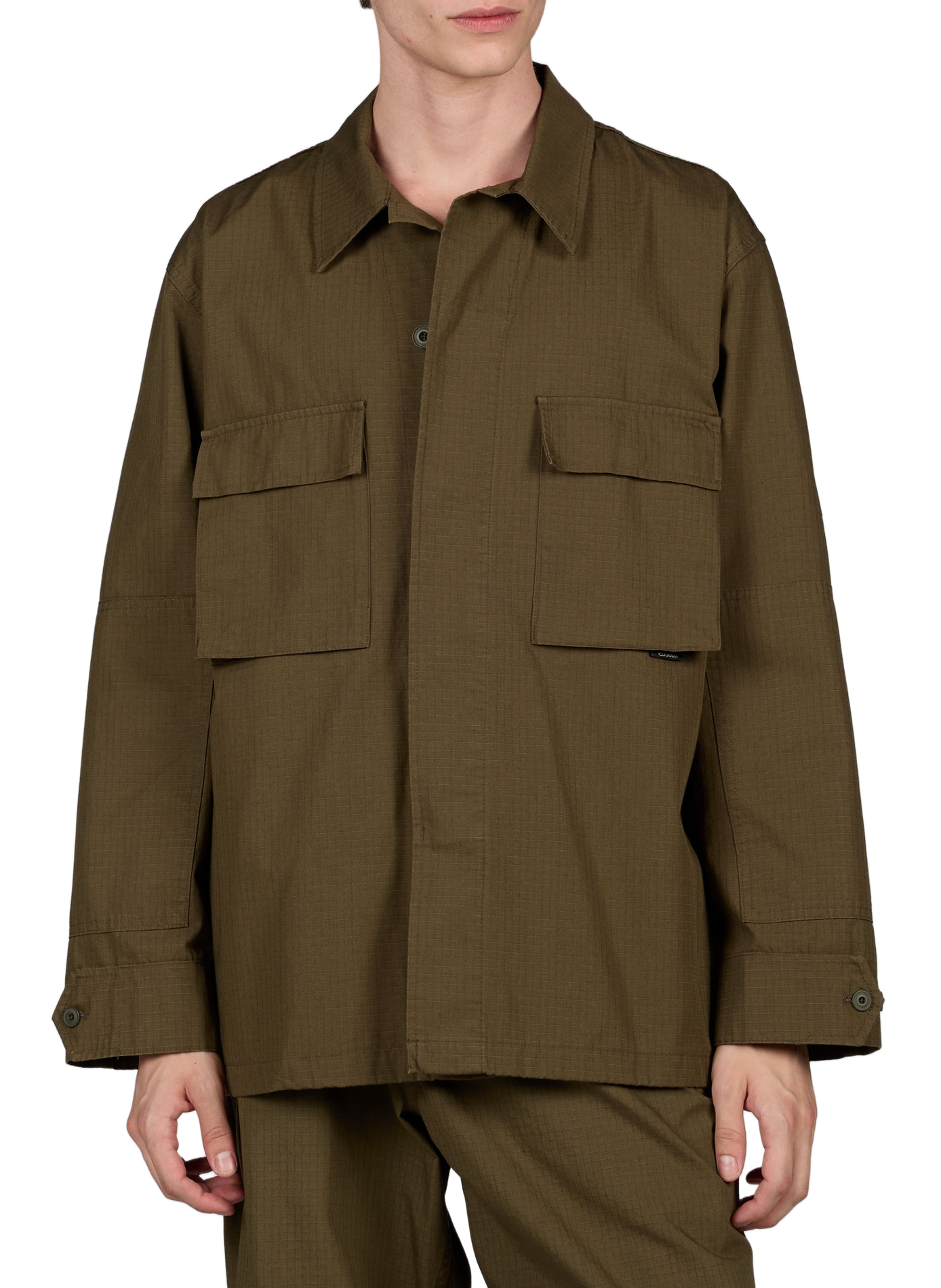 Jacket with classic collar CLOSED Khaki