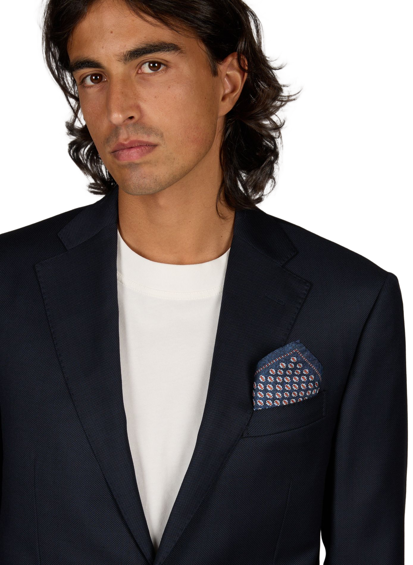 Silk pocket square AU PRINTEMPS PARIS Multicolour