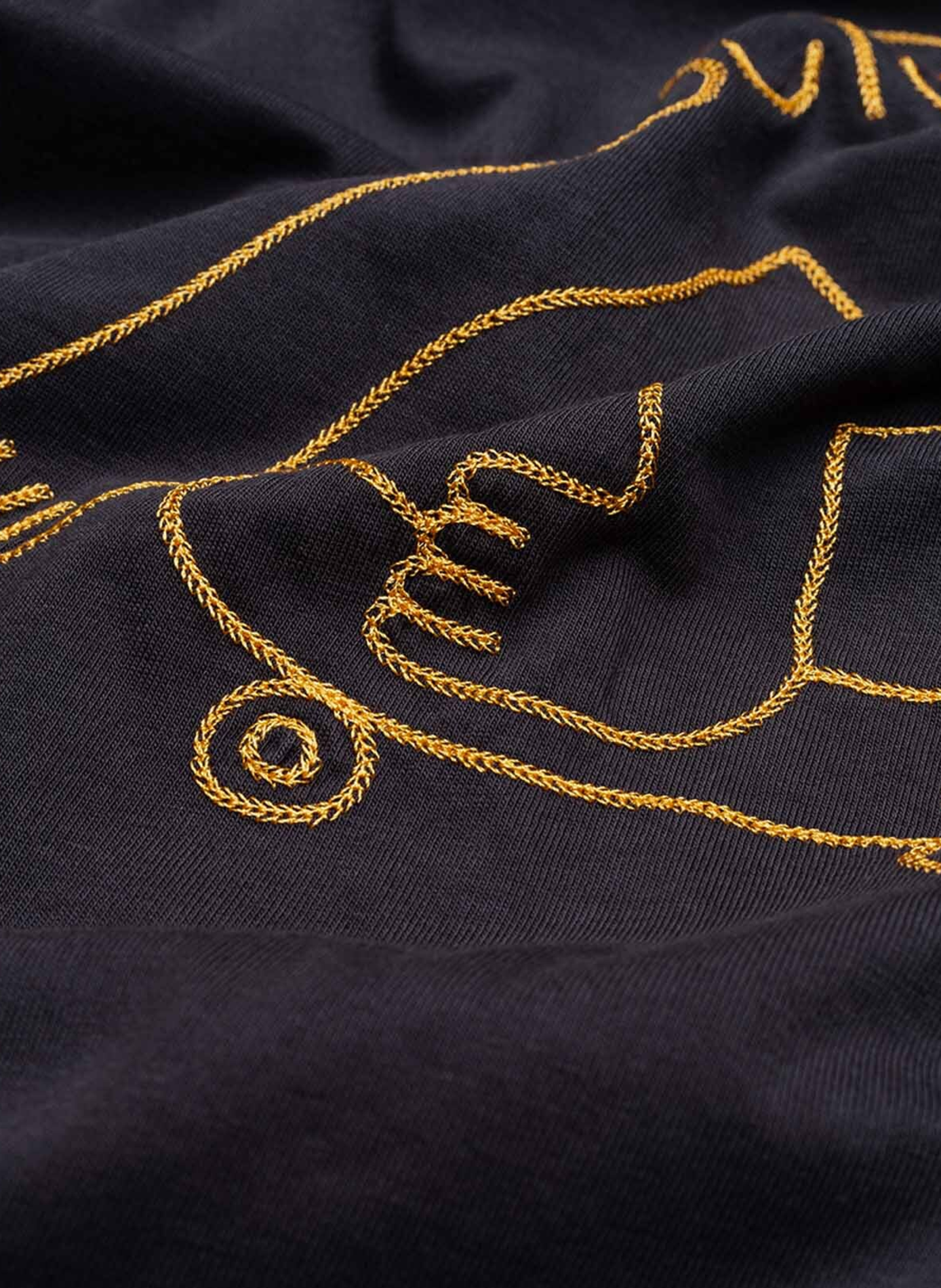 Oversized cotton T-shirt OLOW Black