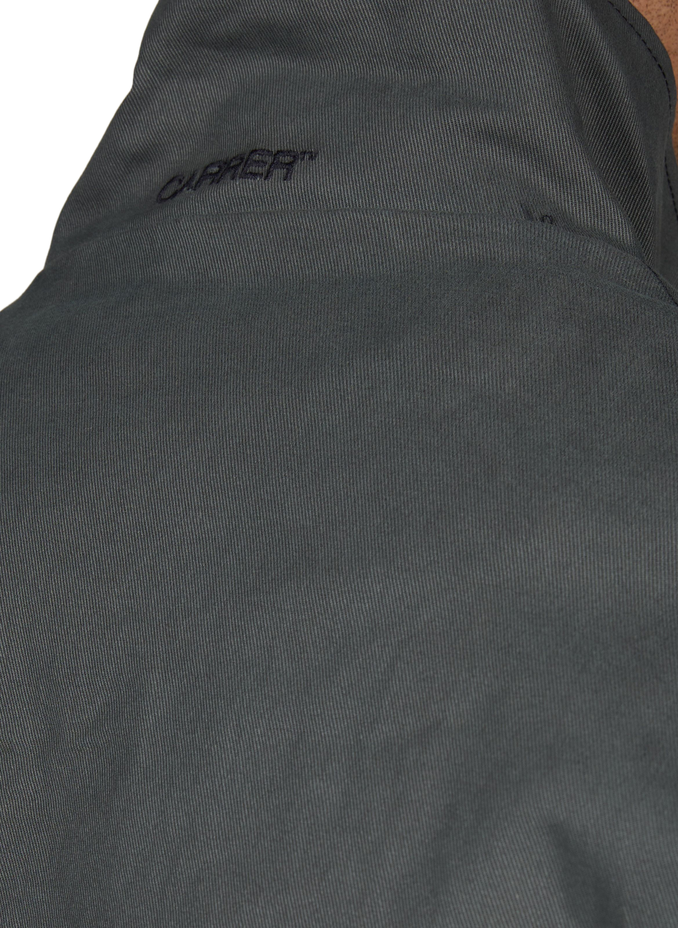 Reißverschlussjacke mit Stehkragen aus Baumwollmischung CARRER Schwarz