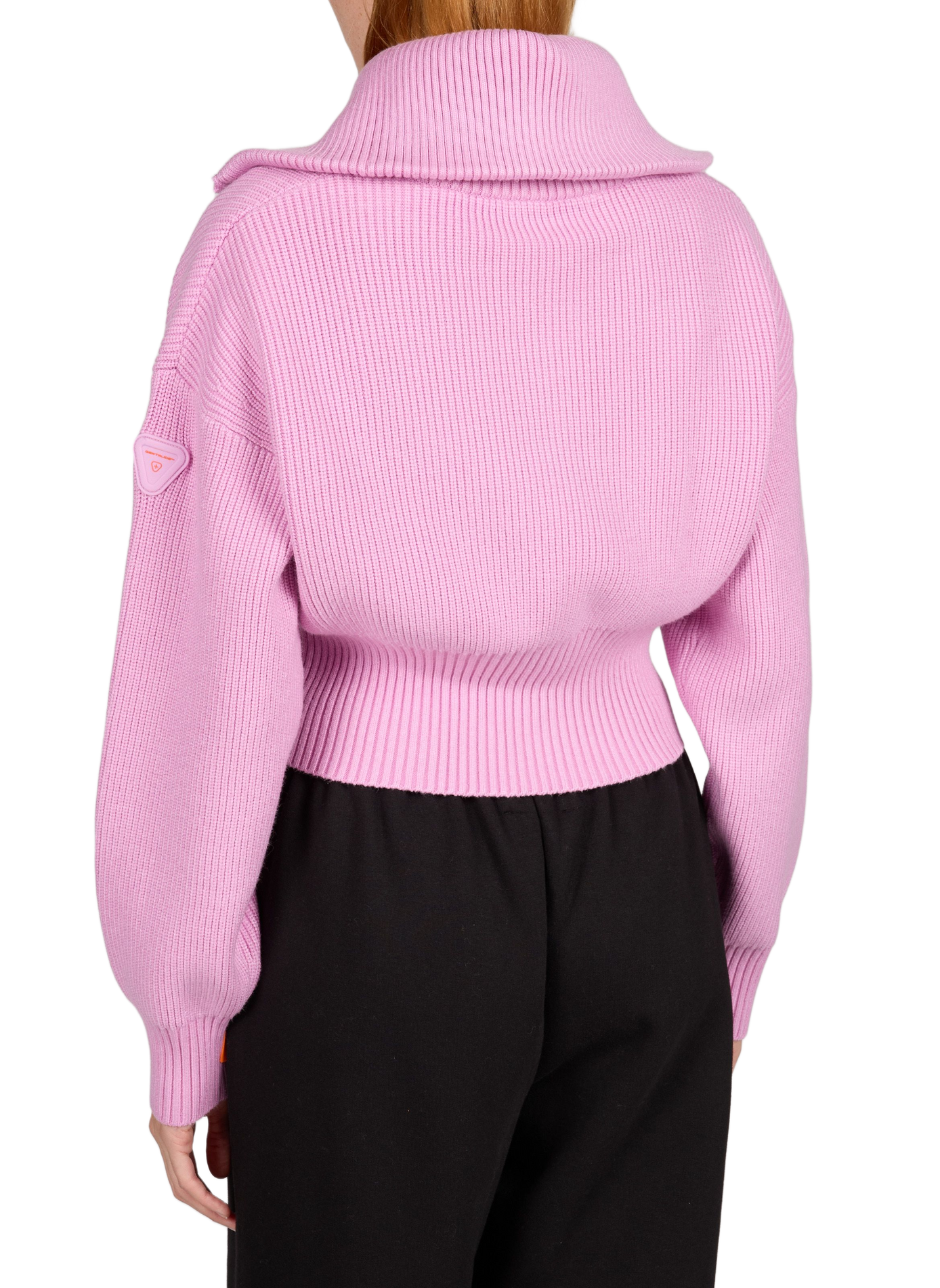 Kurzer Oversize-Pullover aus Baumwollmischung GERTRUDE Violett
